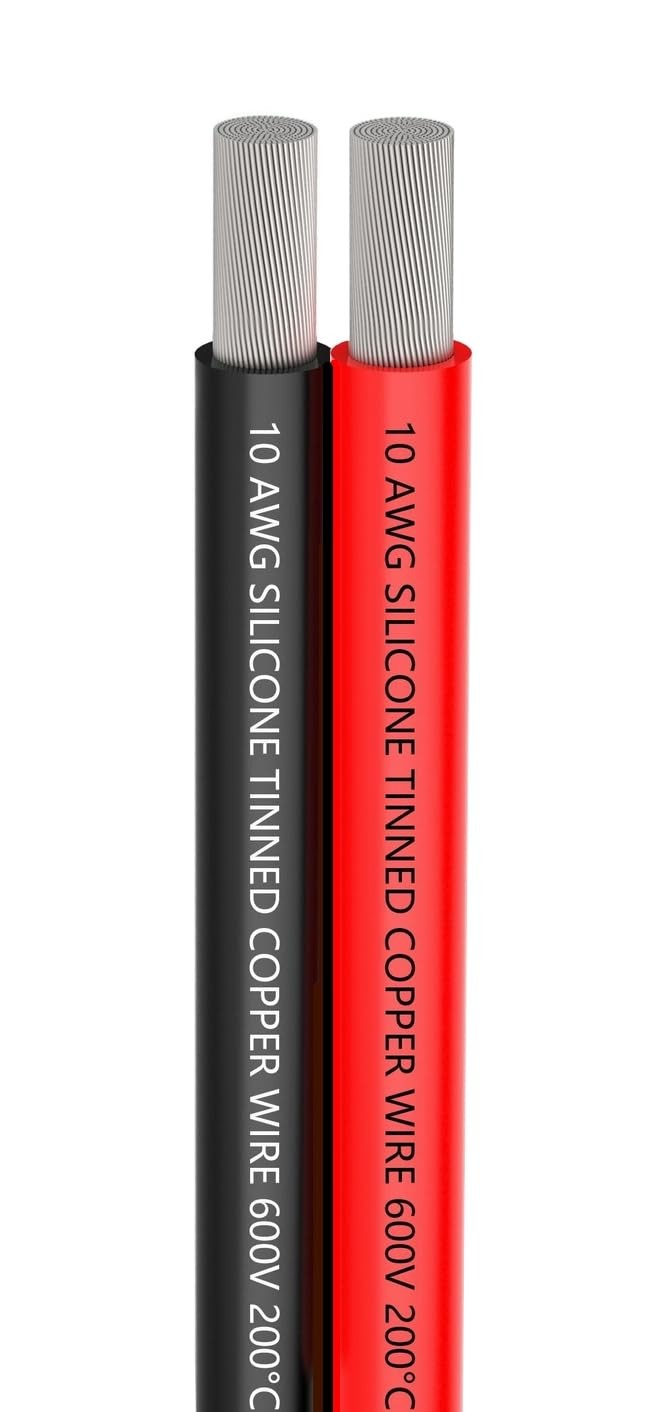 10 AWG Silicone Wire 2 10 2 parallel wire 10ft, 10 2