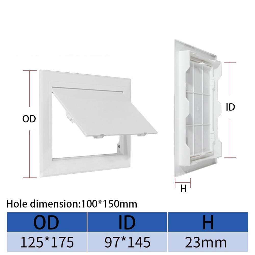 1pc Access Panel White 2 Type 7 Size to Access Plumbing/Electrical Components