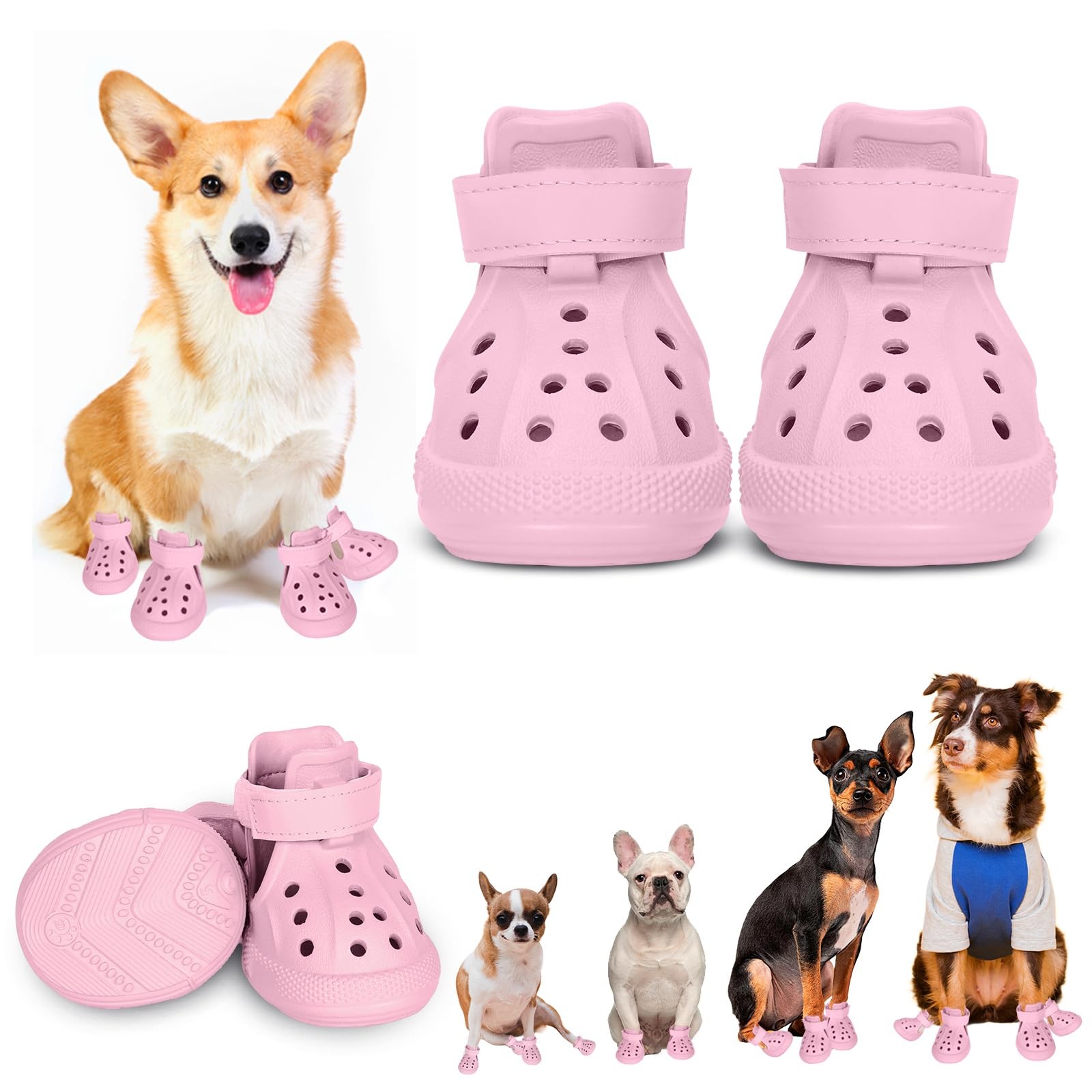 Dog Shoes for Medium Large Size, Breathable Dog Shoe for Hot Pavement, Dog Booti