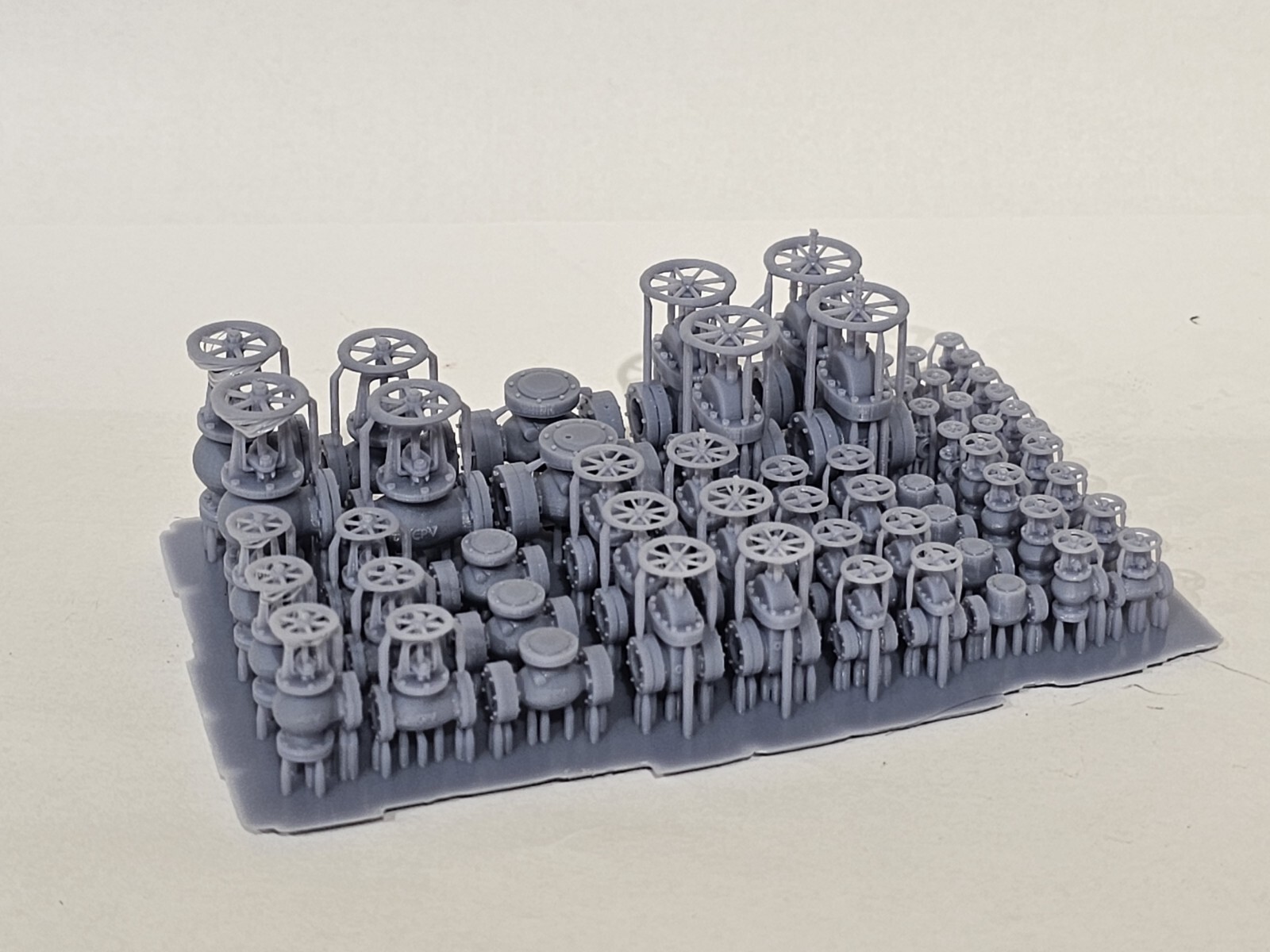 59 pieces Assorted Set O Scale Pipe and Valves Asst 1:48 Dioramas