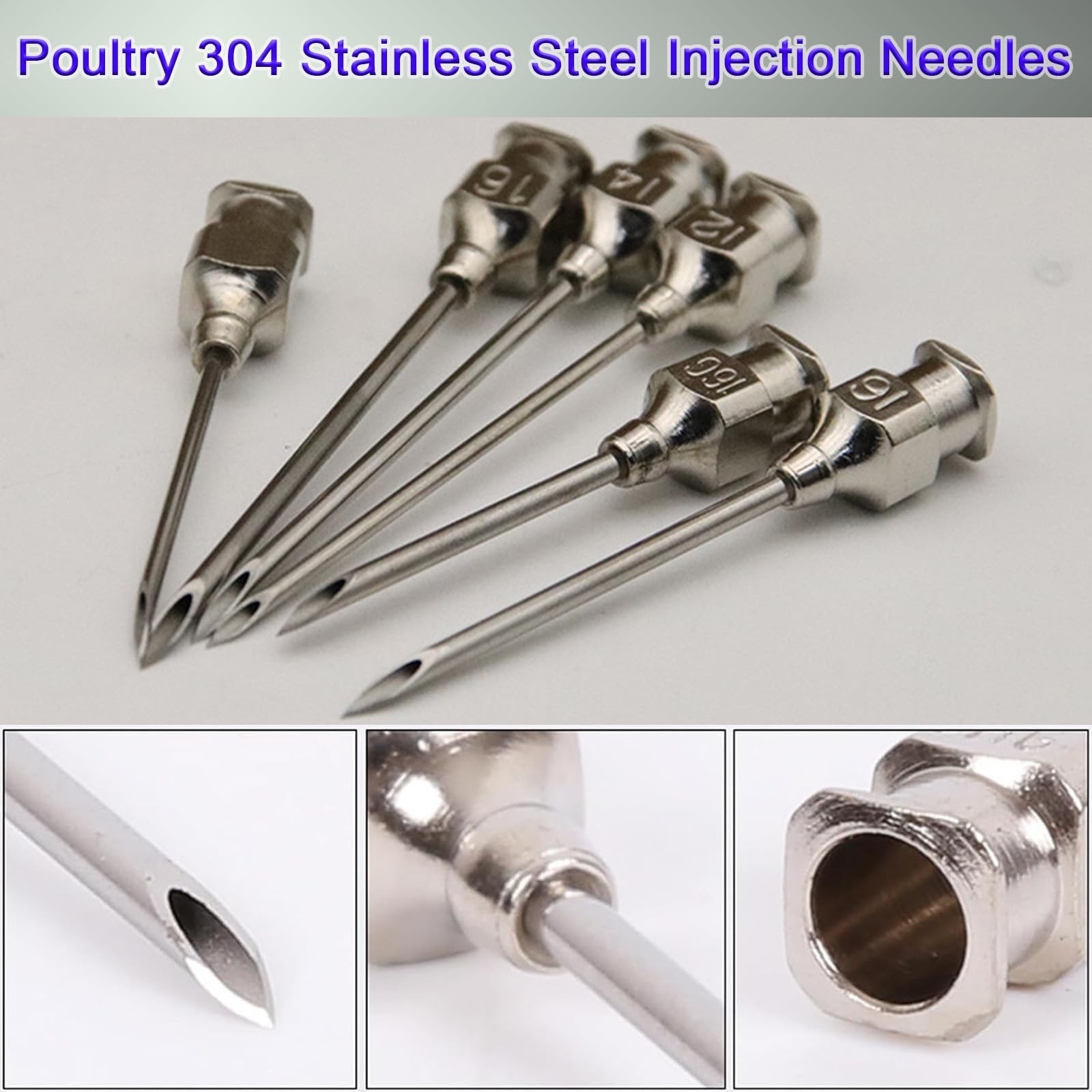 10pcs/box Veterinary Pins Cattle Pins Suitable Poultry Pet Sampling Animals Use