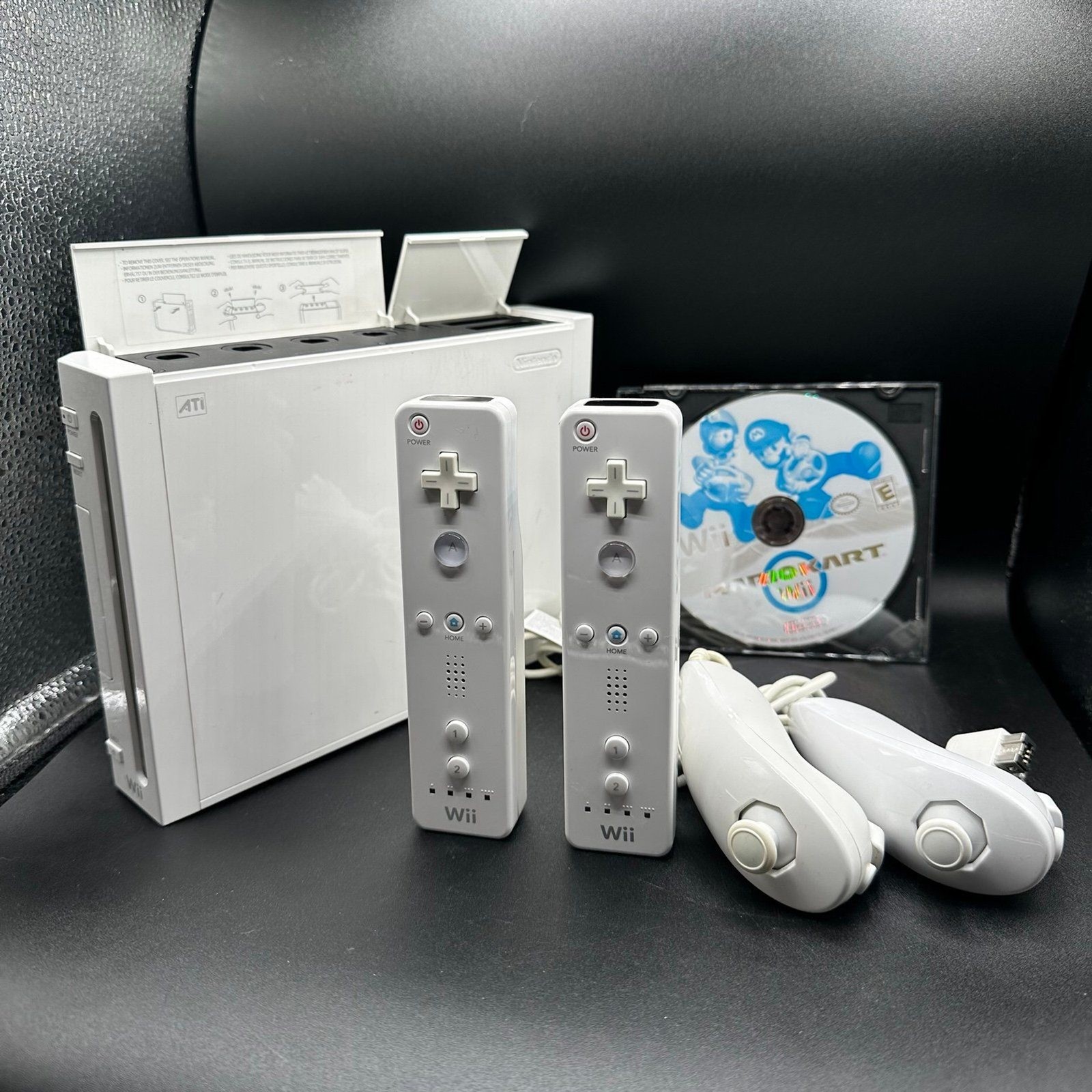 Nintendo Wii Console 2 Player Bundle Mario Kart
