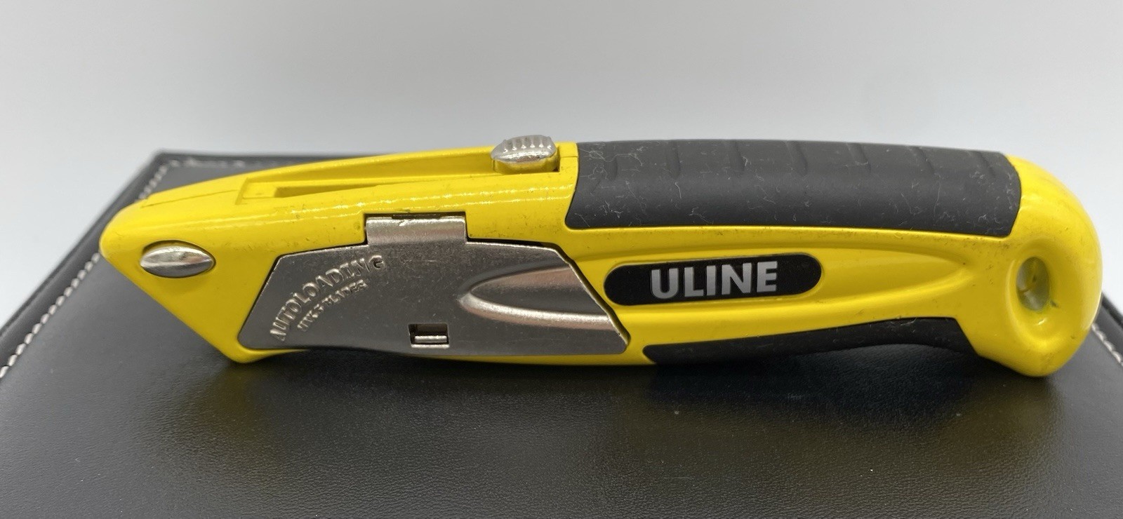 Uline Autoload Quick Blade Utility Knife Box Cutter H-1470 Auto Loading 5 Blades