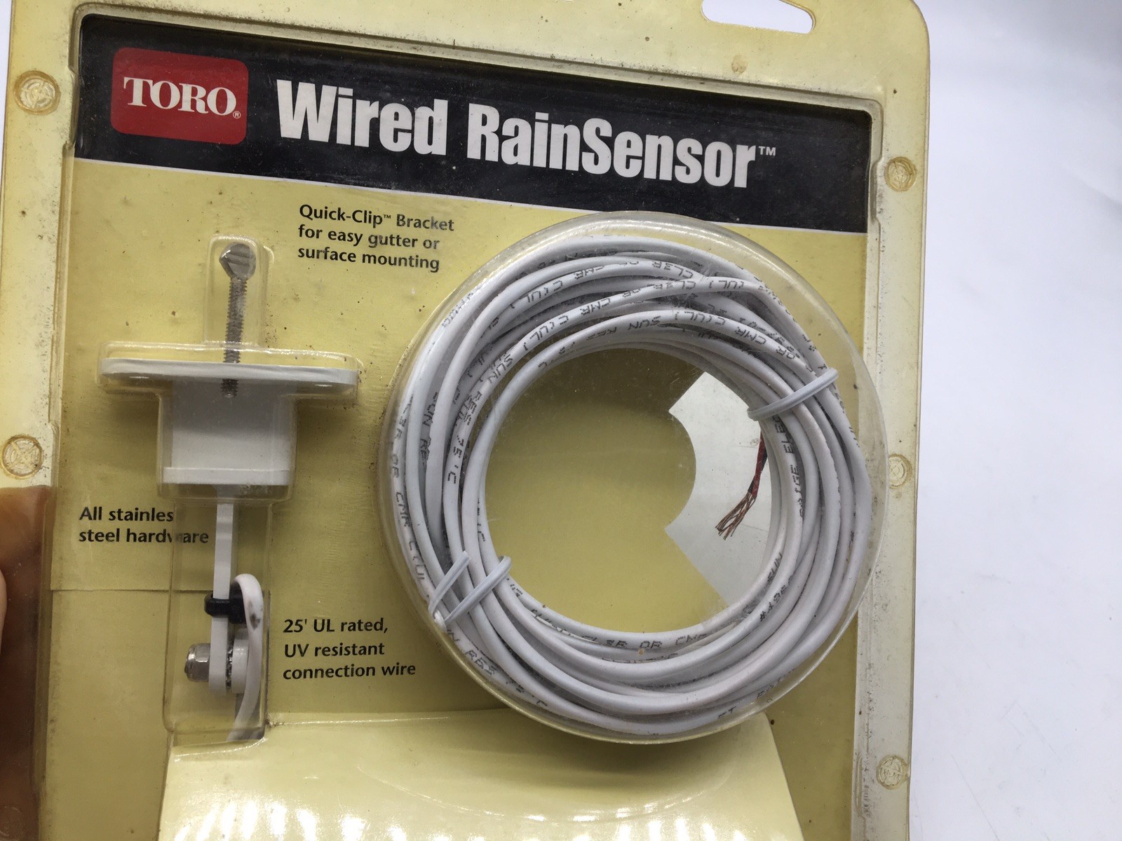 TORO Wired Rain Sensory rainsensor 53769 Easy to install automatic timer NOS
