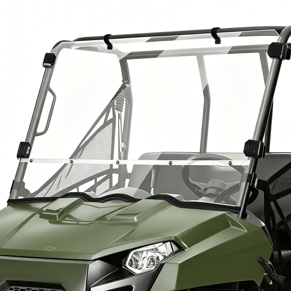 Front Windscreen PC Full Window For Polaris Ranger 400 500 EV MID-SIZE 2010-2014