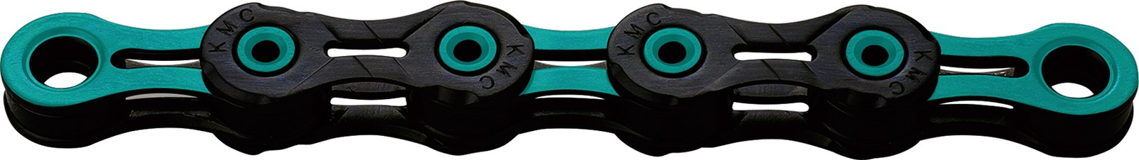 KMC DLC 11 Chain - 11-Speed 118 Links Black/Celeste