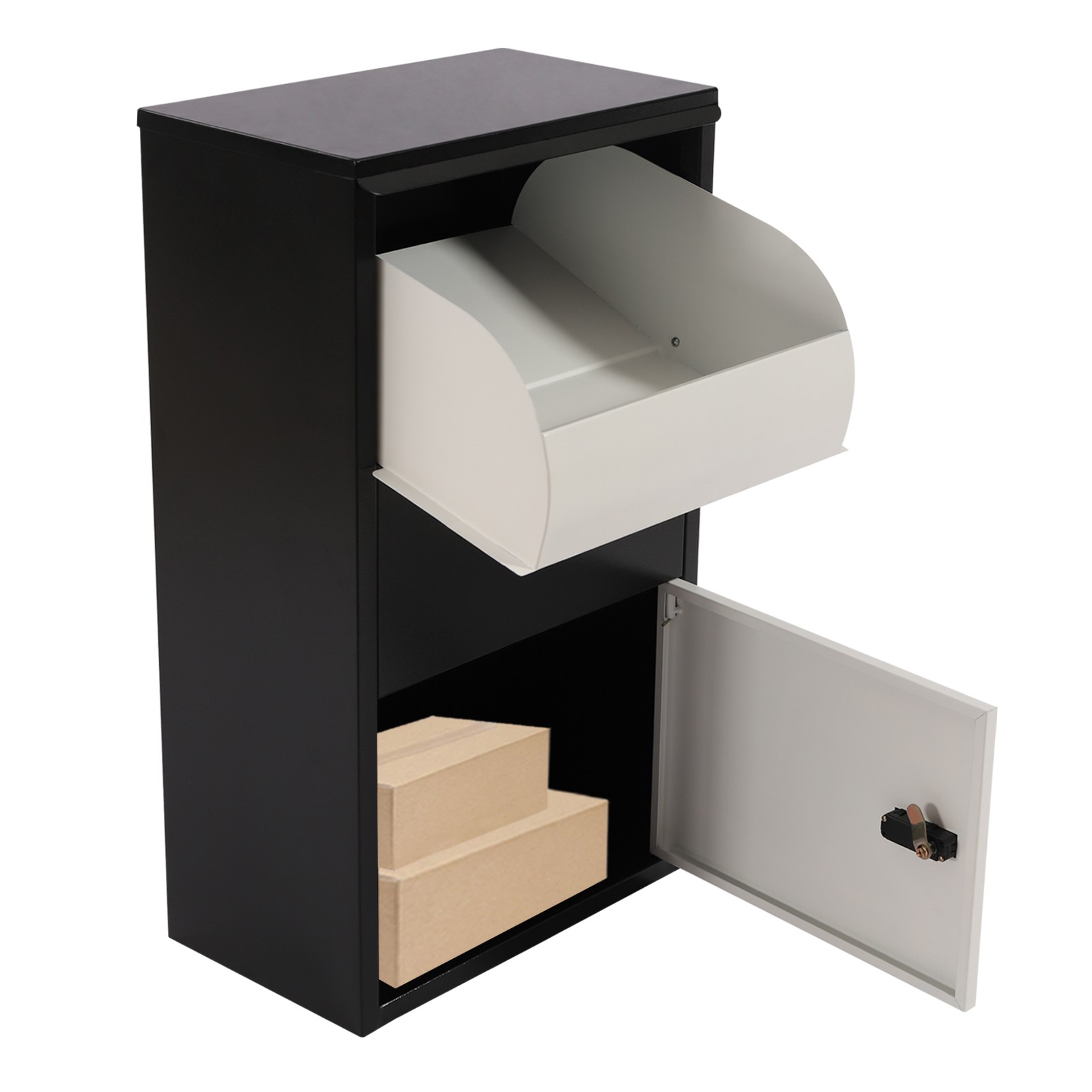 Package Delivery Box, Mail Parcel Drop Box, Lockable Mailbox, Package Container
