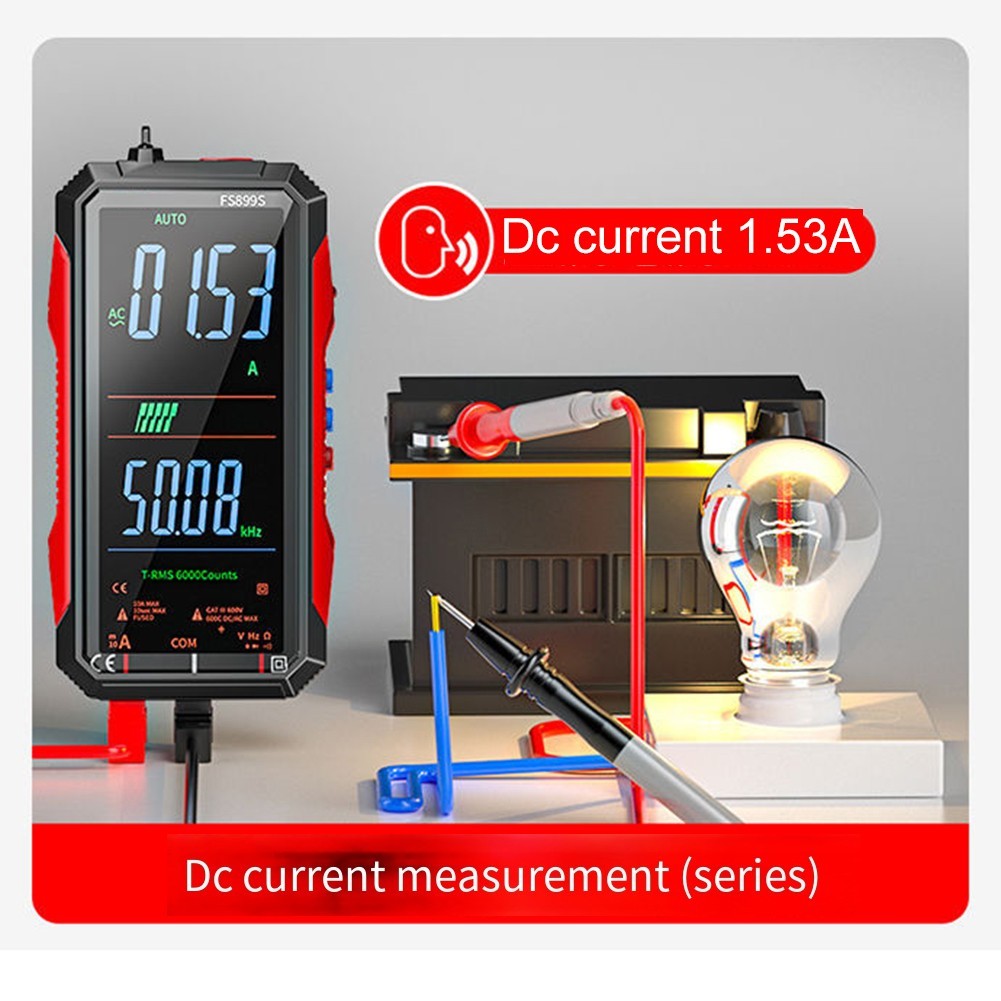 FS899S Test Meter Supporting Multiple Measurement Modes Including AC DC Voltage