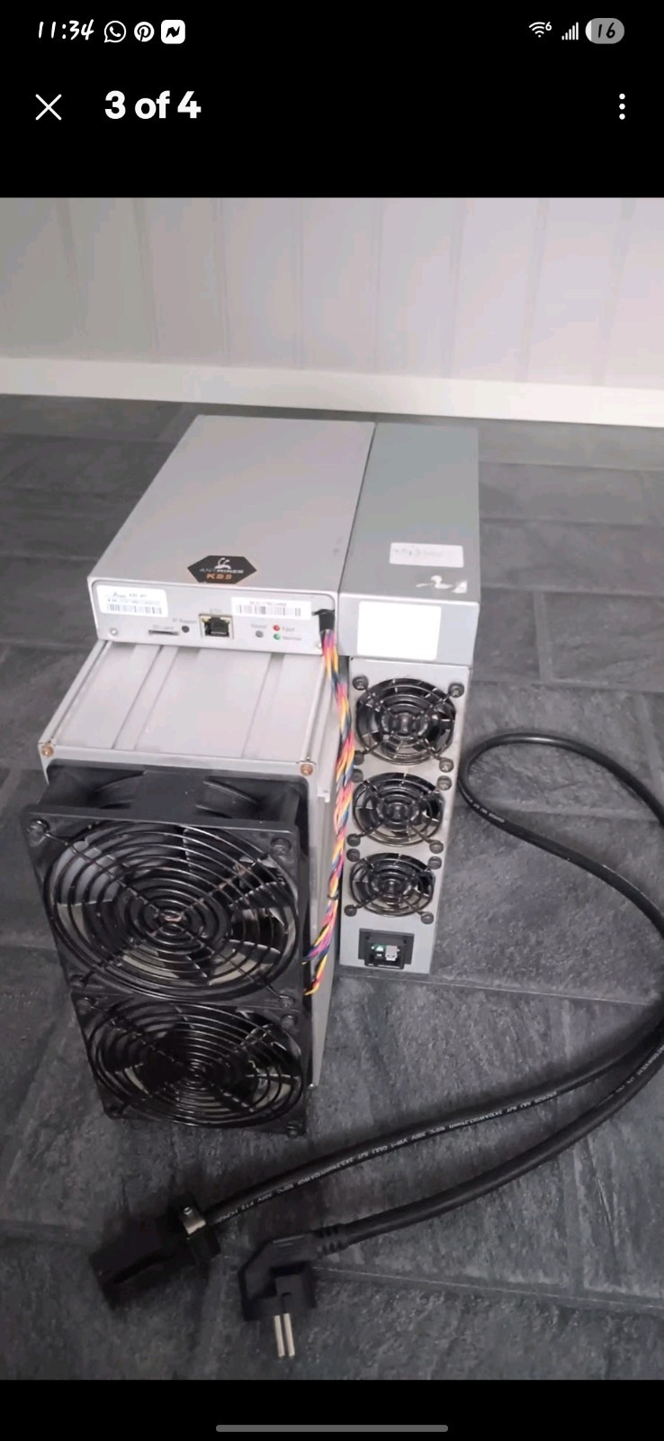 Bitmain Antminer KS5 (20TH) Kaspa Miner, Pre-owned