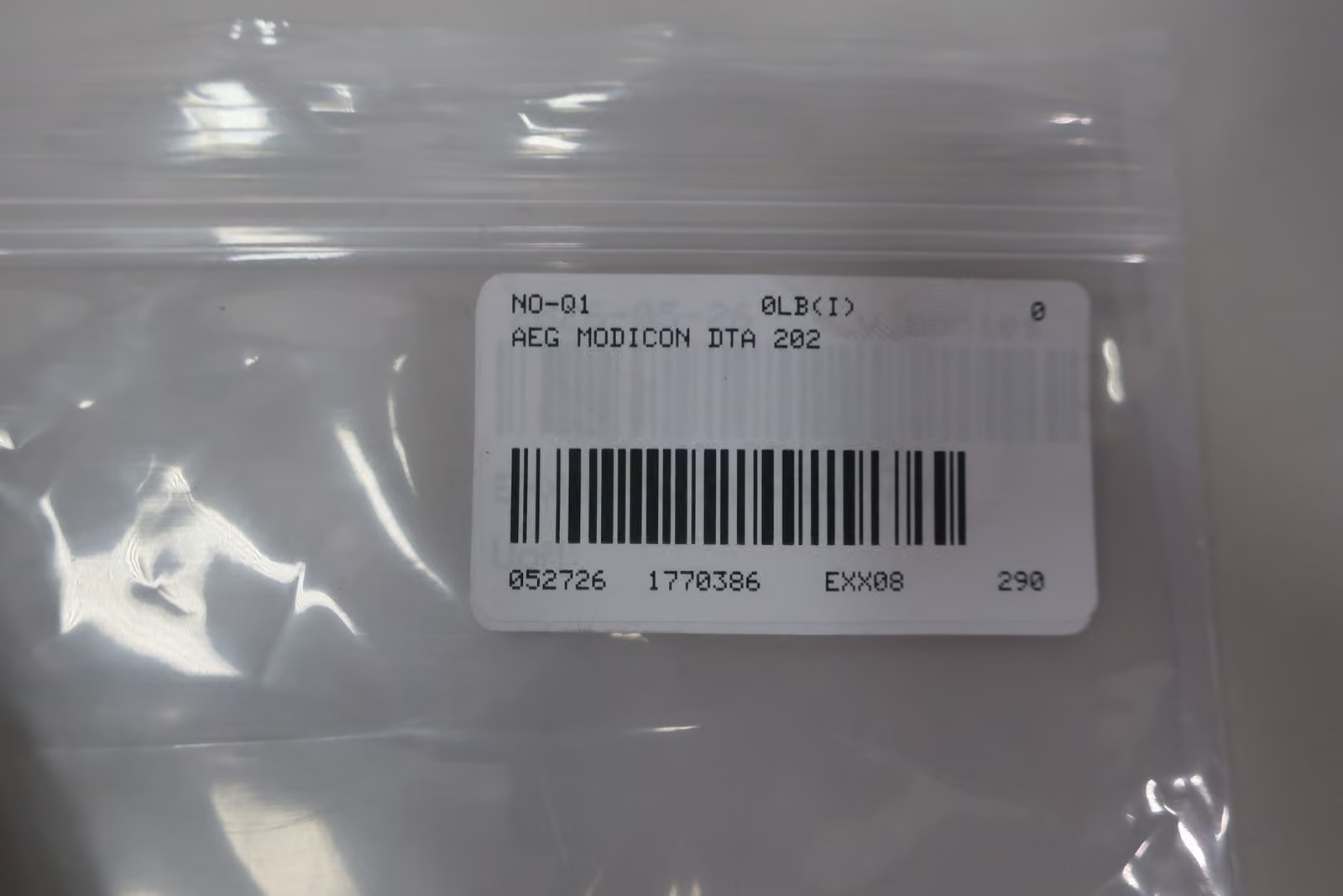 Aeg Modicon DTA 202 Secondary Subrack