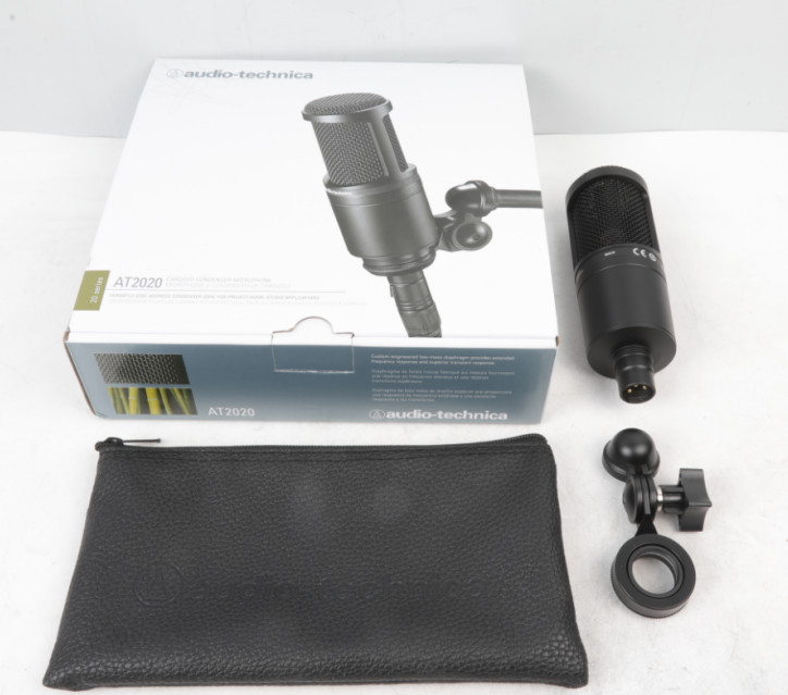 New A-T AT2020 Cardioid Condenser Studio XLR Microphone IN BOX US