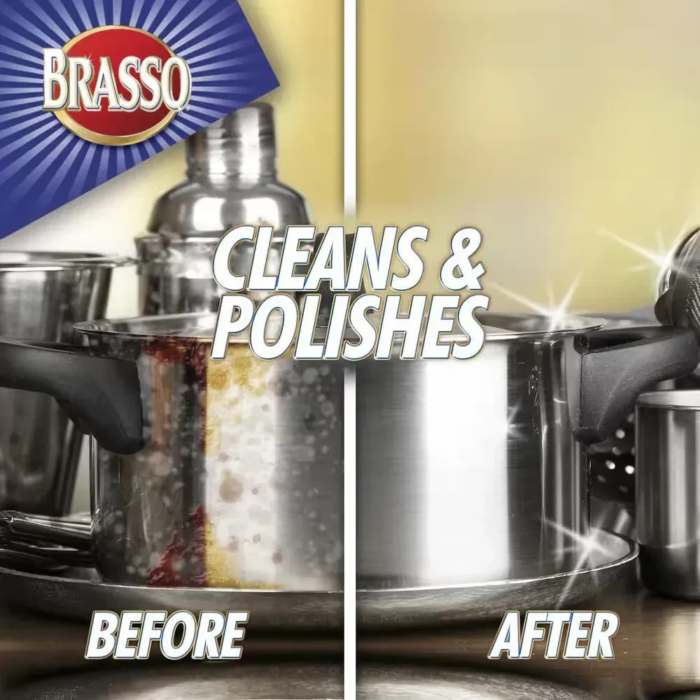Brasso Multi-Purpose Metal Polish 8 Oz. (3-Pack)
