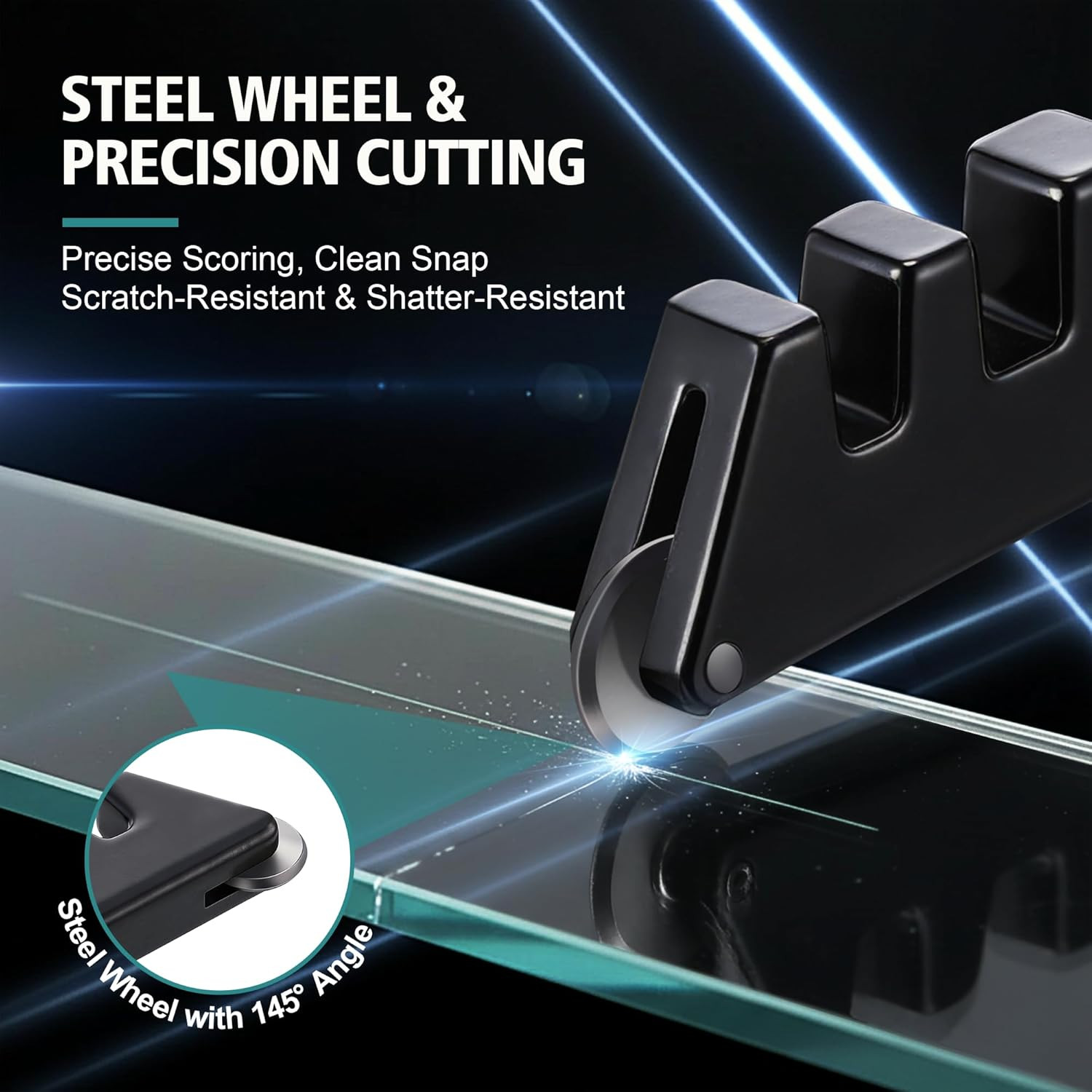 Glass Cutter 2mm-20mm, Upgrade Glass Cutter Tool, Professional Pencil Style O...