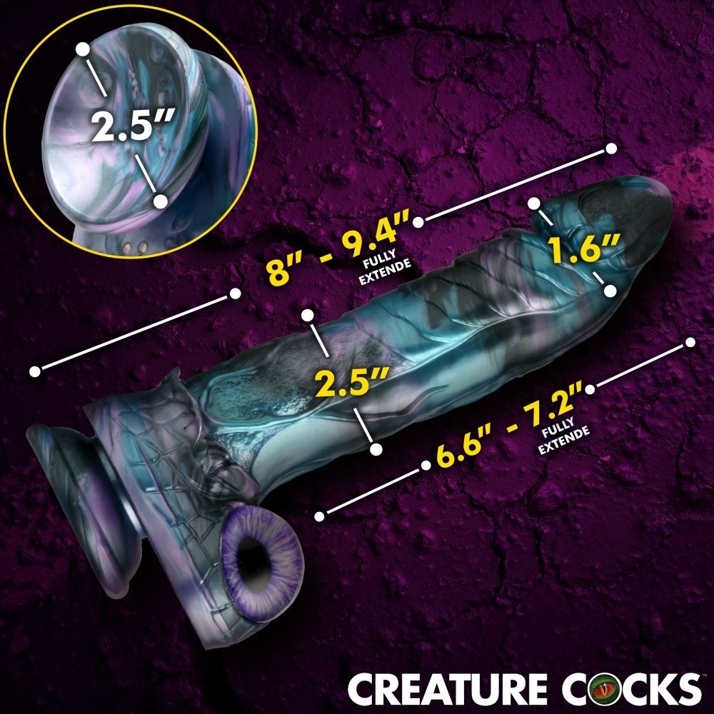 Astro-Thrust Thrusting Vibrating Silicone Dildo Creature Cocks Alien Cock Remote