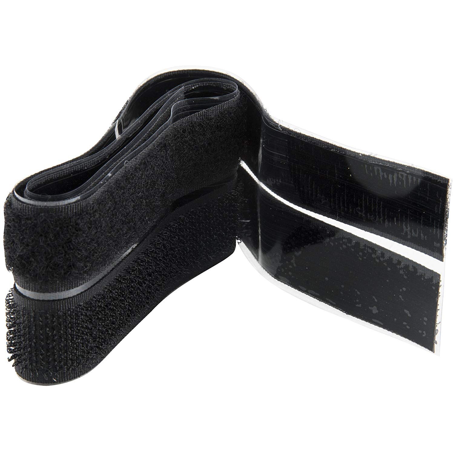 Singer Hook and Loop Adhesive Back Tape, 3/4 x 18-Inch, Black