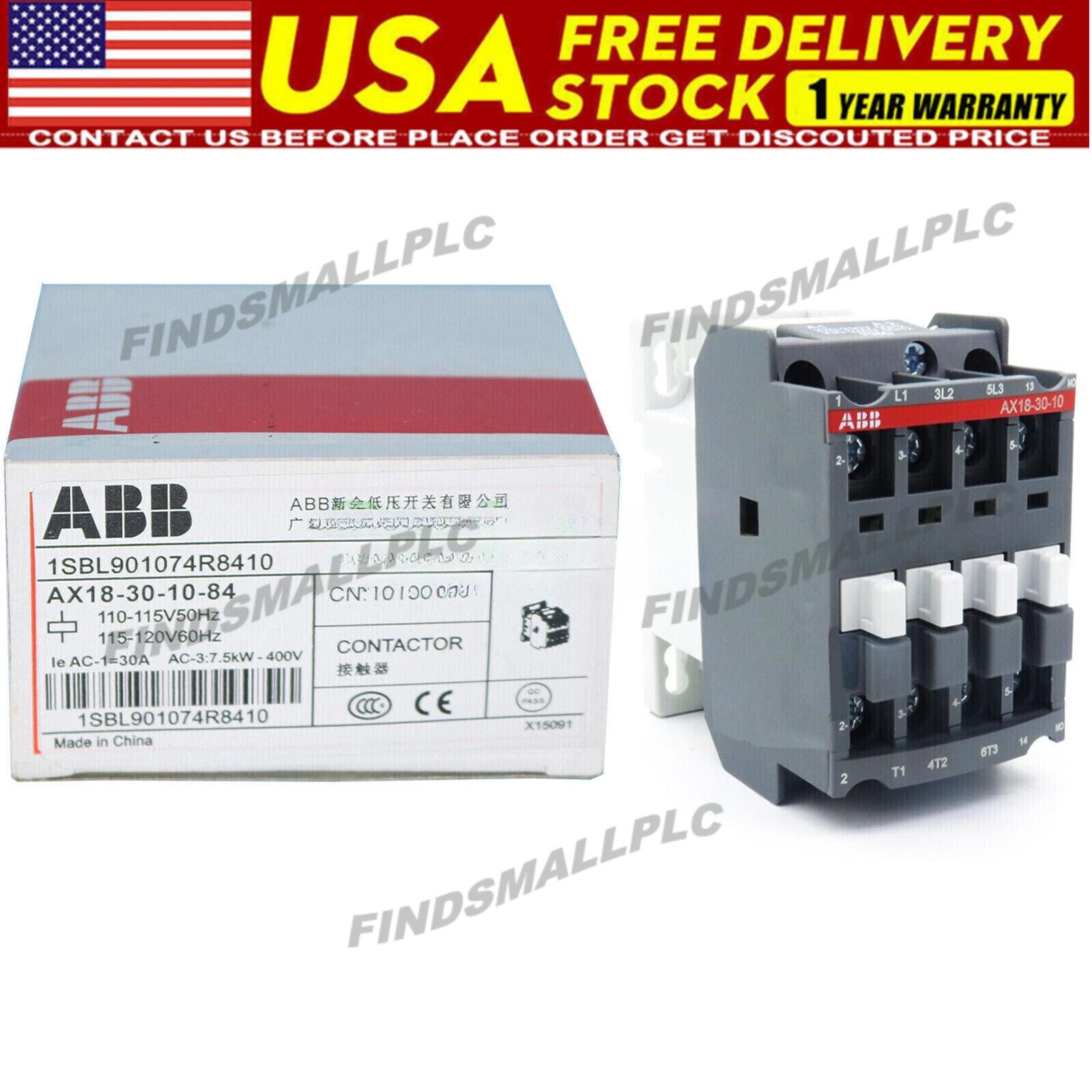 New In Box ABB AX18-30-10-84 AC Contactor 1Pcs