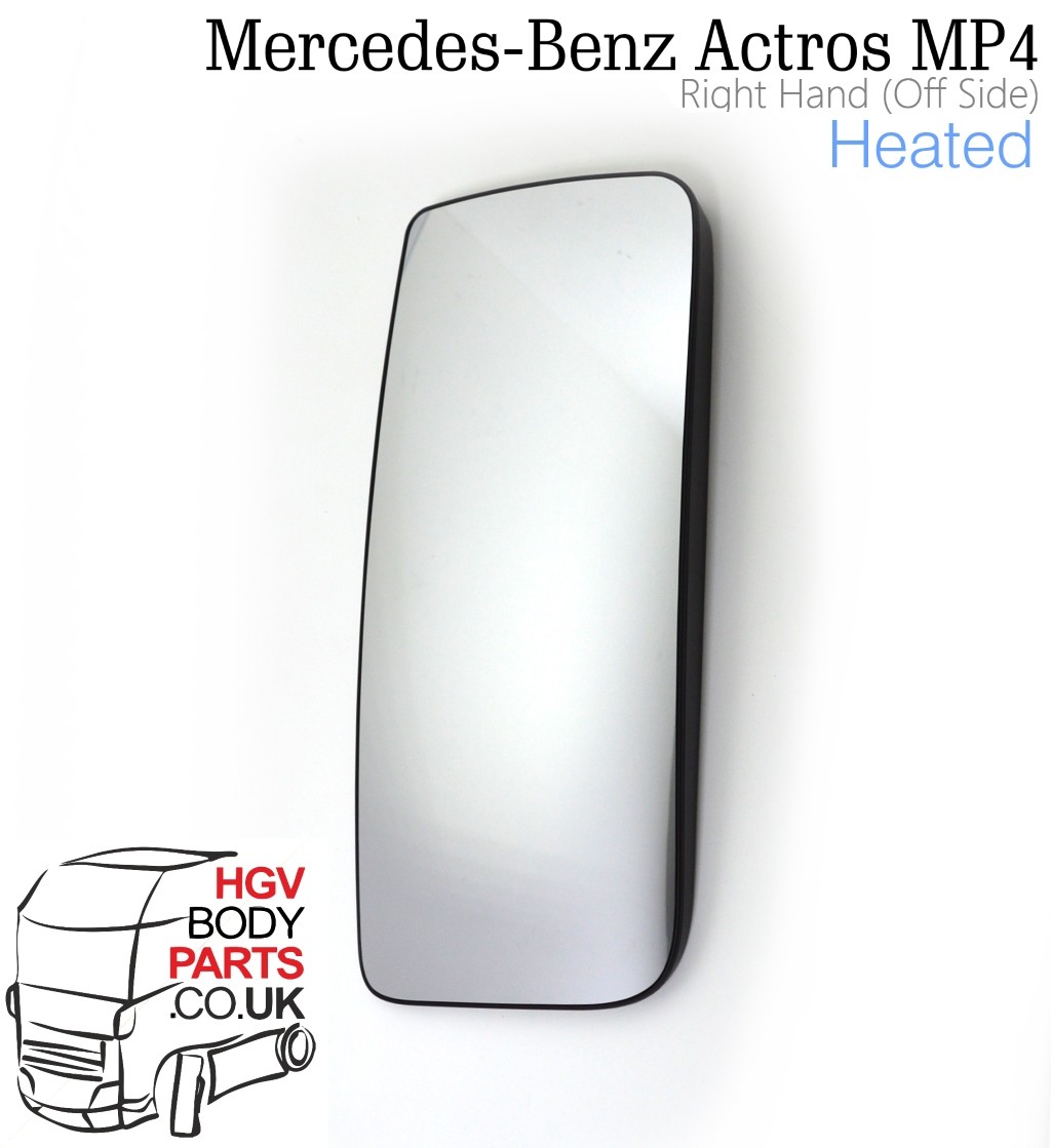 Mercedes Actros Mirror Glass MP4 Large Main Drivers Side Right Hand
