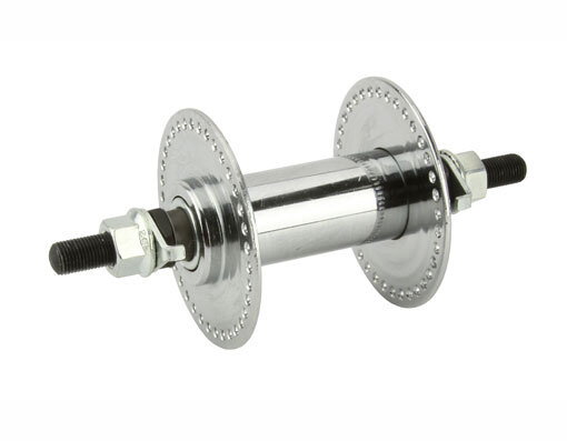 Steel Front Hub 72h 80g Chrome.