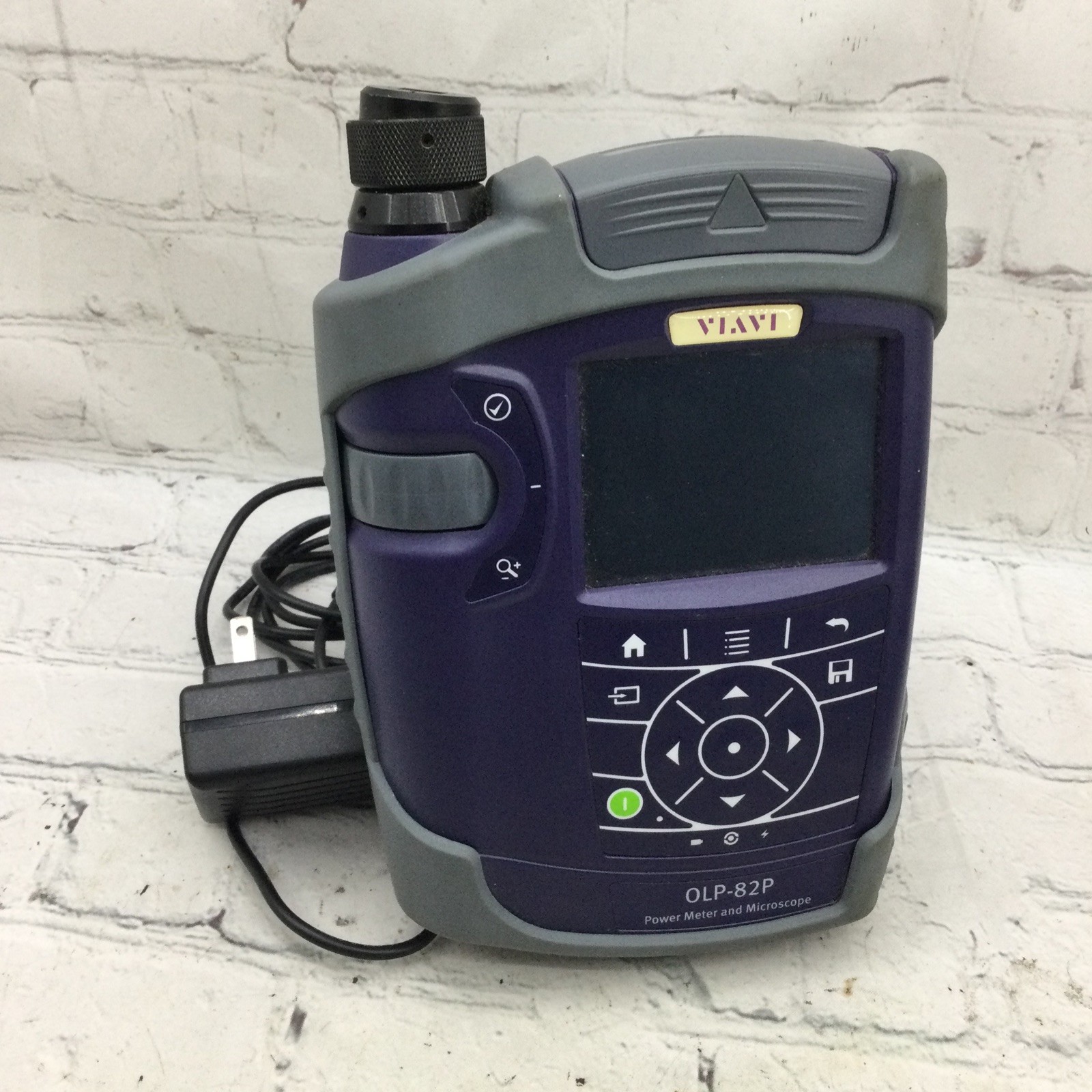 JDSU Viavi OLP-82P Fiber Optic Microscope and Optical Power Meter-READ BELOW