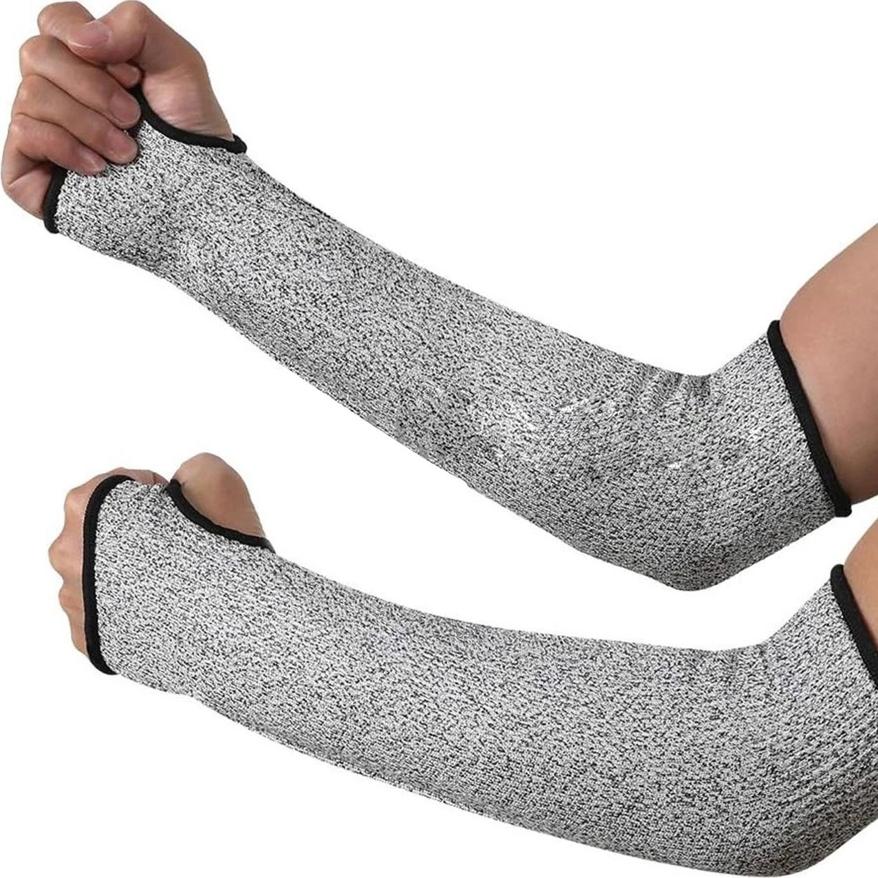 Protective Arm Sleeves 1 Pair, Cut Resistant for Thin Skin, Welding or Gardening