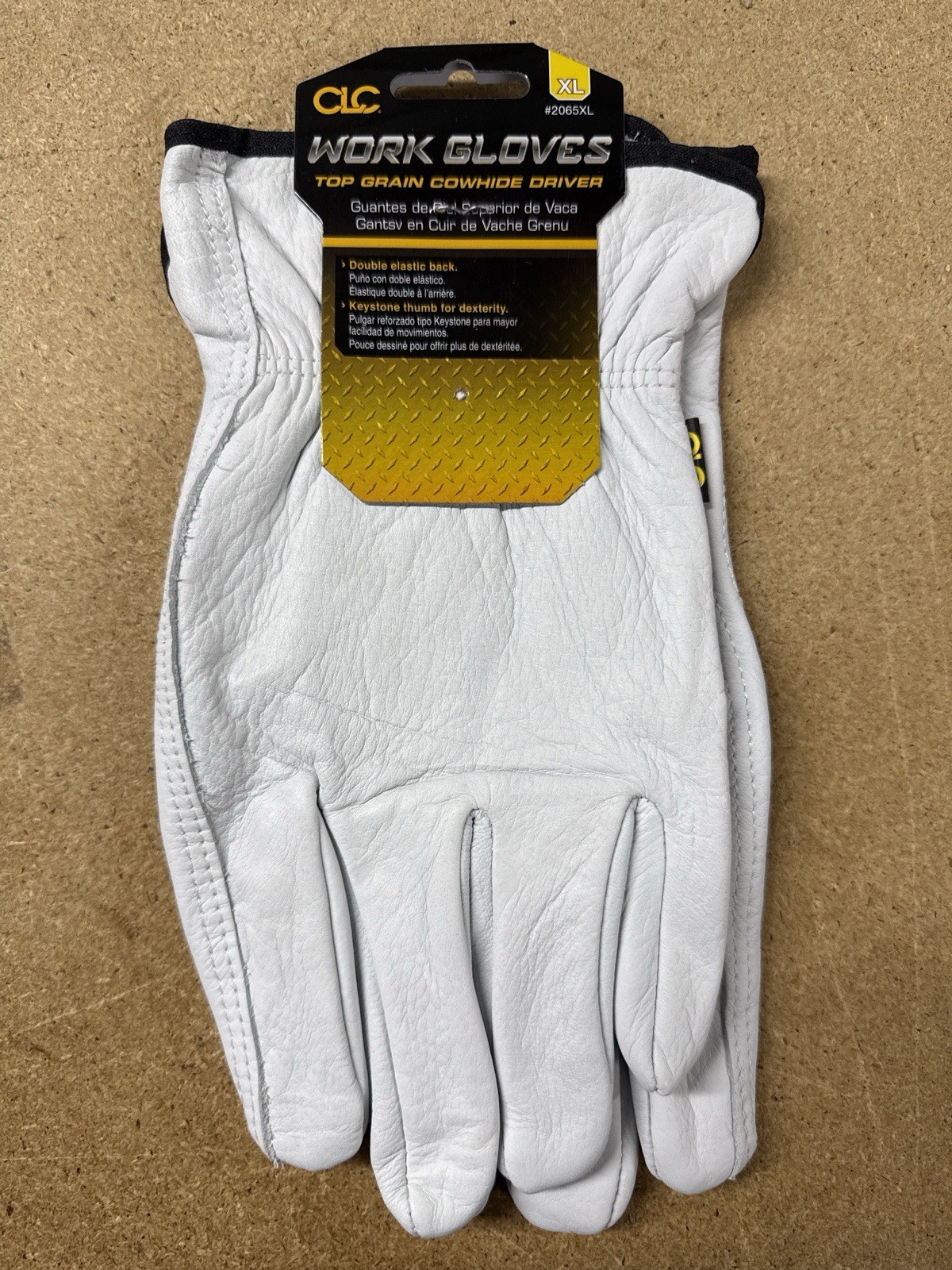 🔥 CLC Top Grain Cowhide Work Gloves – 3 Pack (XL) 🔥