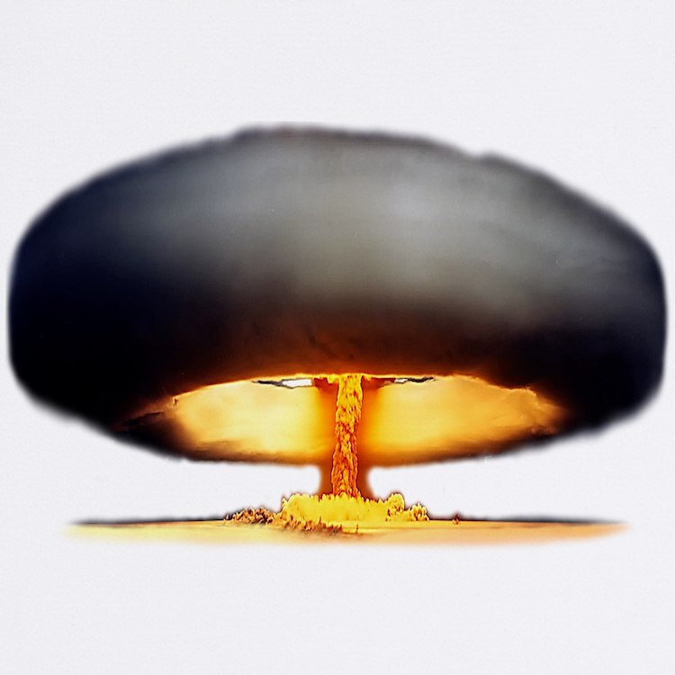 CafePress Nuclear Explosion Mousepad (634014124)