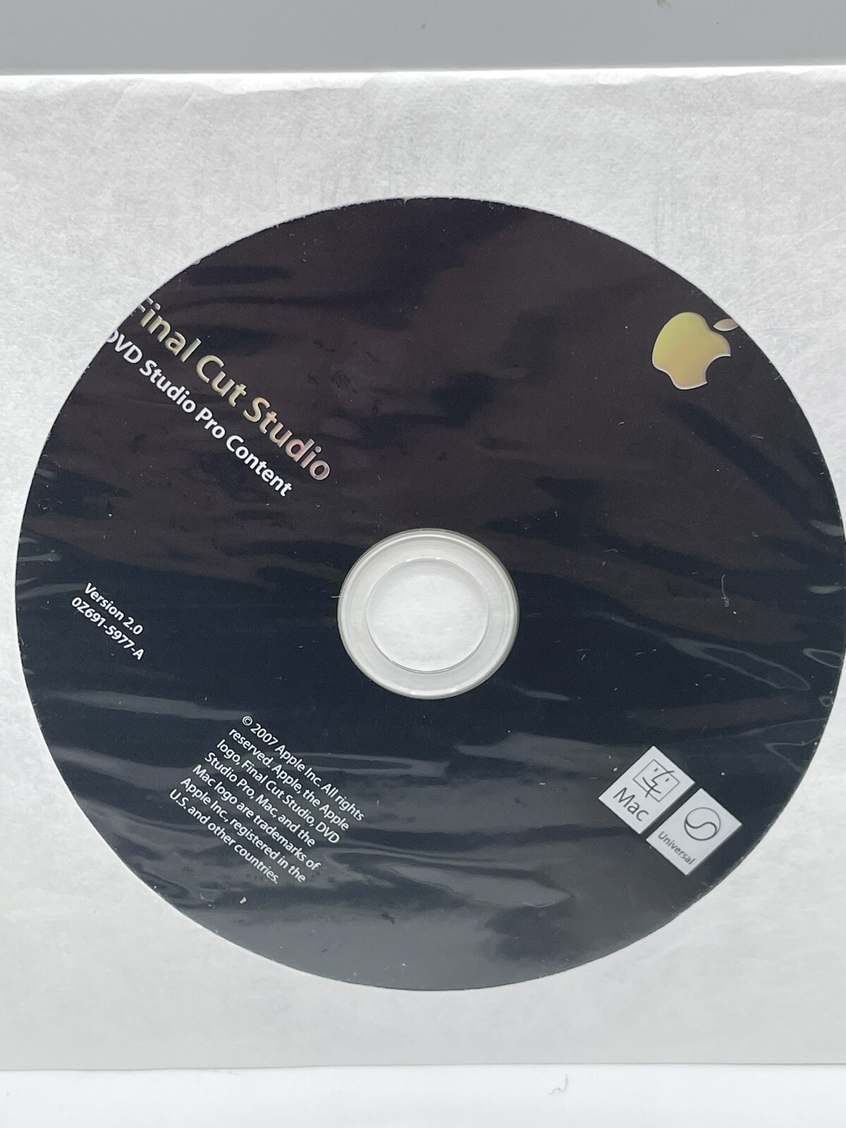 Final Cut Studio 2.0.1 Software Pro 6 Manuals