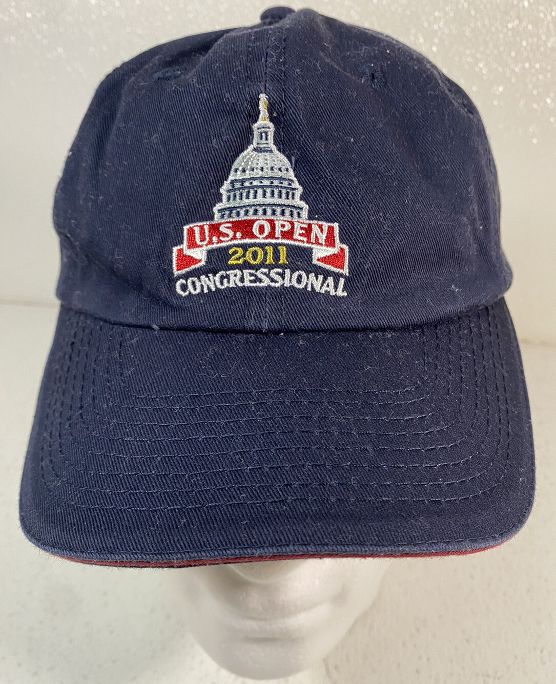 USGA 2011 Congressional US Open Blue Golf Hat/ Cap Adjustable Strap