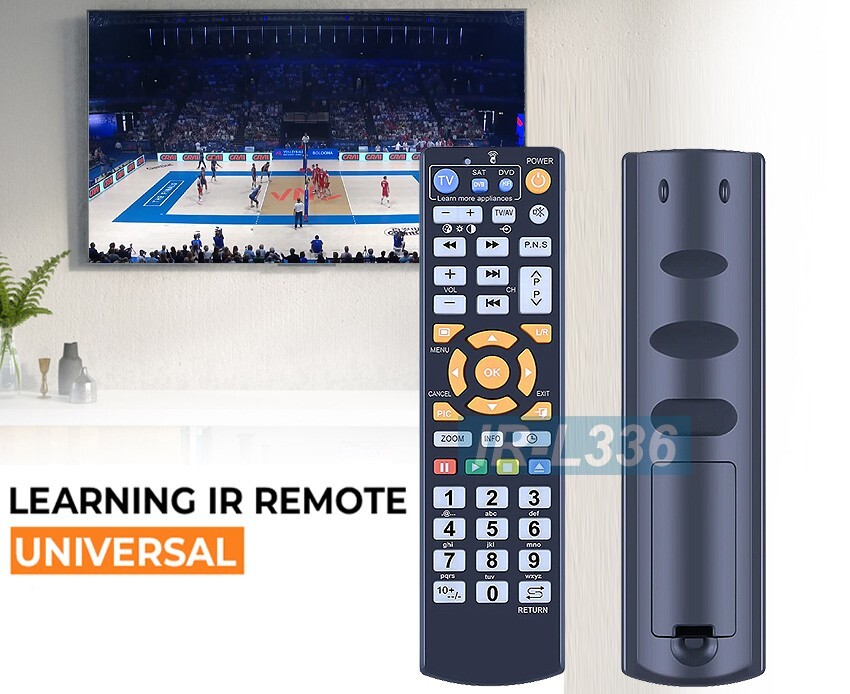 Premium Universal IR Learning Remote - Learning Remote For 3 AV Devices