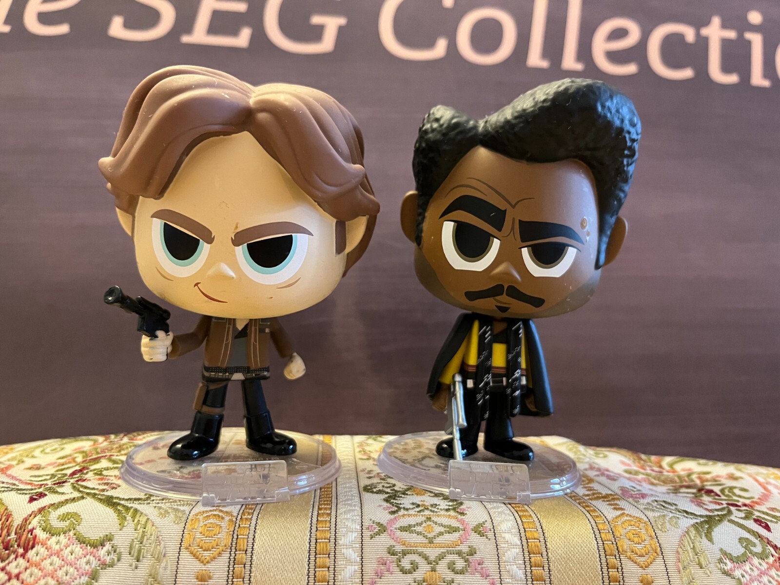 Funko Star Wars Han Solo & Lando Calrissian Bobbleheads Vynl. Figure SET Loose