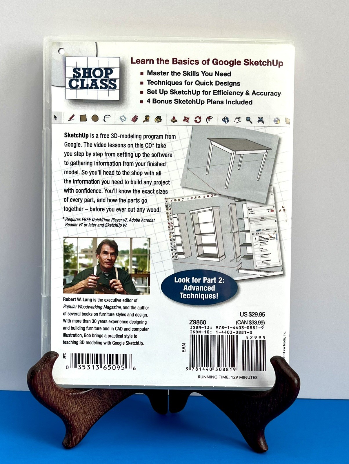 Shop Class SketchUp For Woodworkers part 1: Getting Started With Robert Lang CD