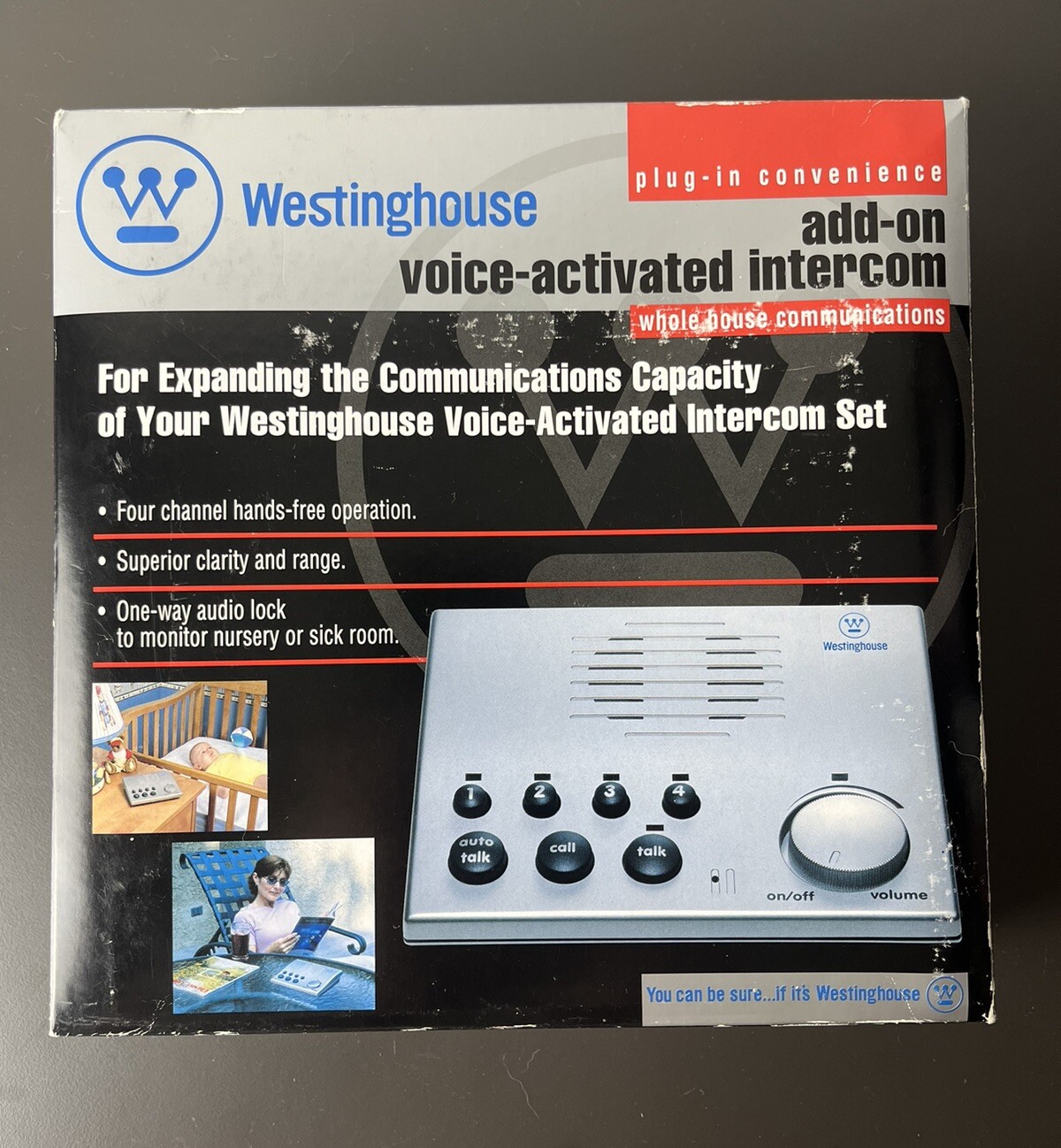 Westinghouse Add-On Voice-Activated Intercom Console, WHI-4SUPG