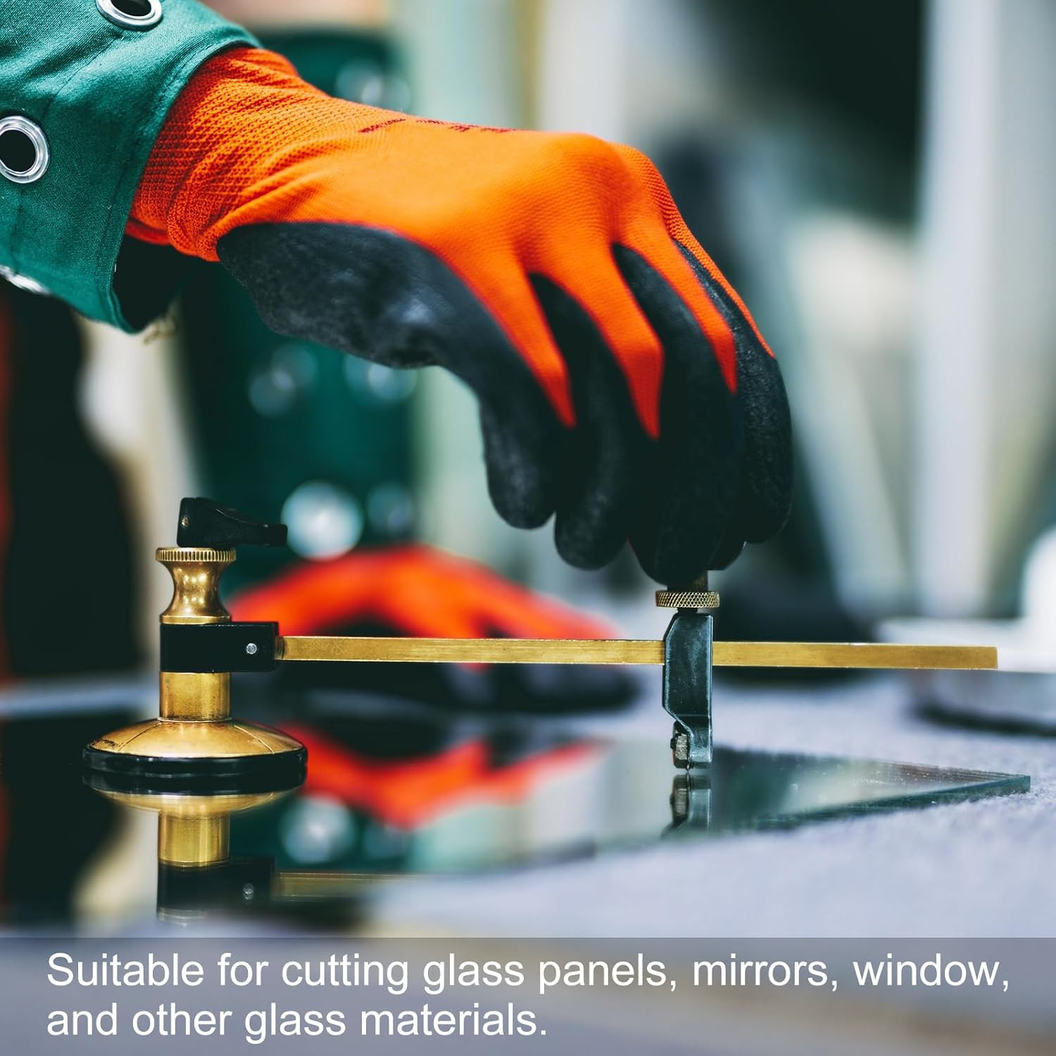Circular Glass Cutter 1.4"-7.9" Cutting Radius Adjustable Precise Cutting Compas