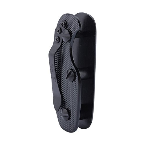 Key Holder Organizer Aluminum 3.23 x 0.63 x 0.59 inches, Black