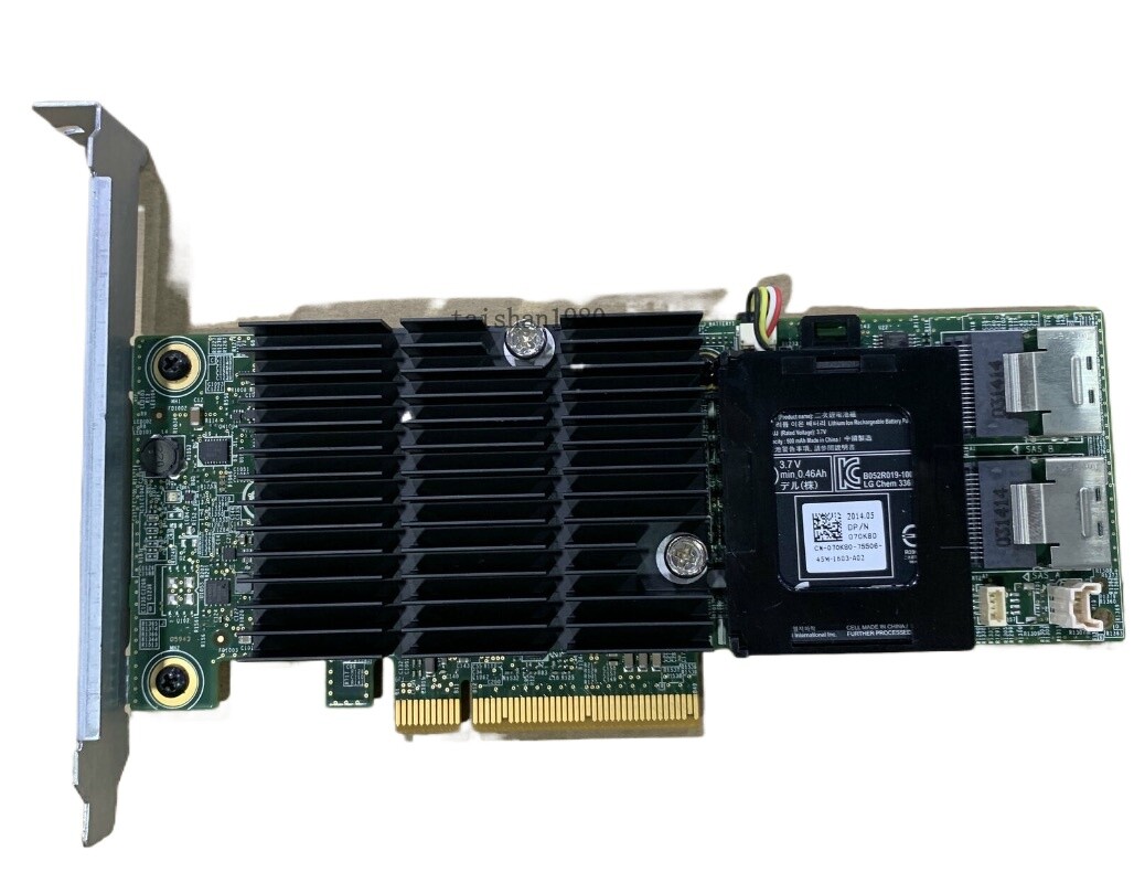 NEW Dell 7GCGT PERC PCI-E RAID H710P Controller 1GB 6Gb/s POWEREDGE T420 T620