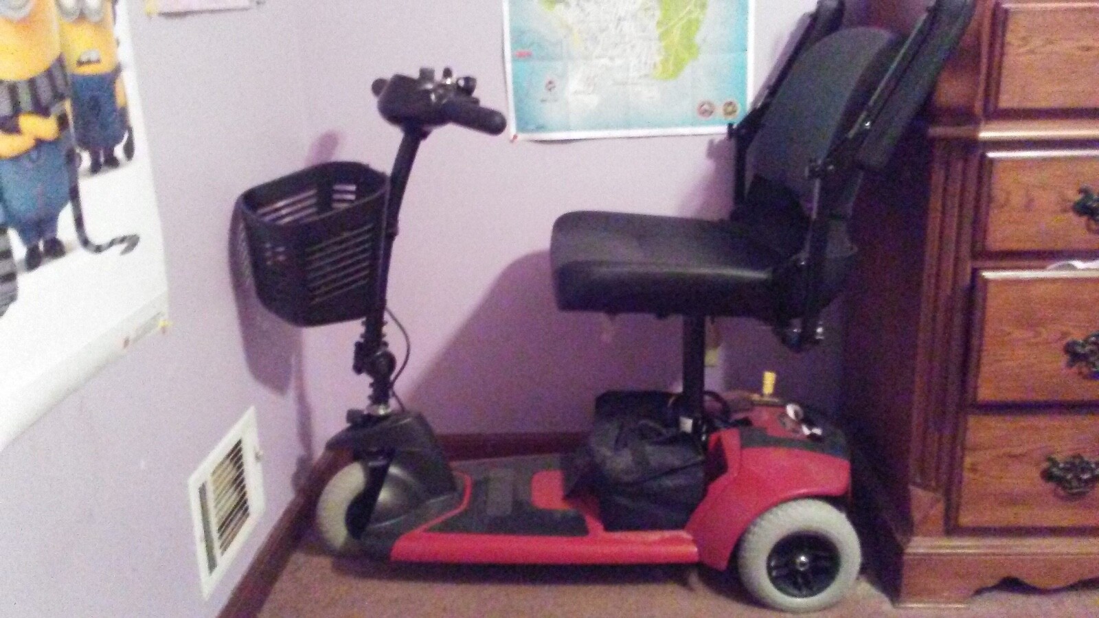 3 Wheel Mobility Scooter Electric Powered Mobile Folding Wheelchair For Adult US