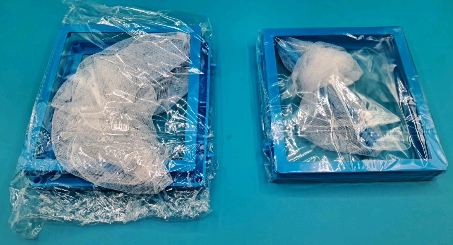 AQUANET FISH TANK BREEDER 2 PCS LARGE MESH NET WITH SUNCTION CUPS NEW OPEN BOX