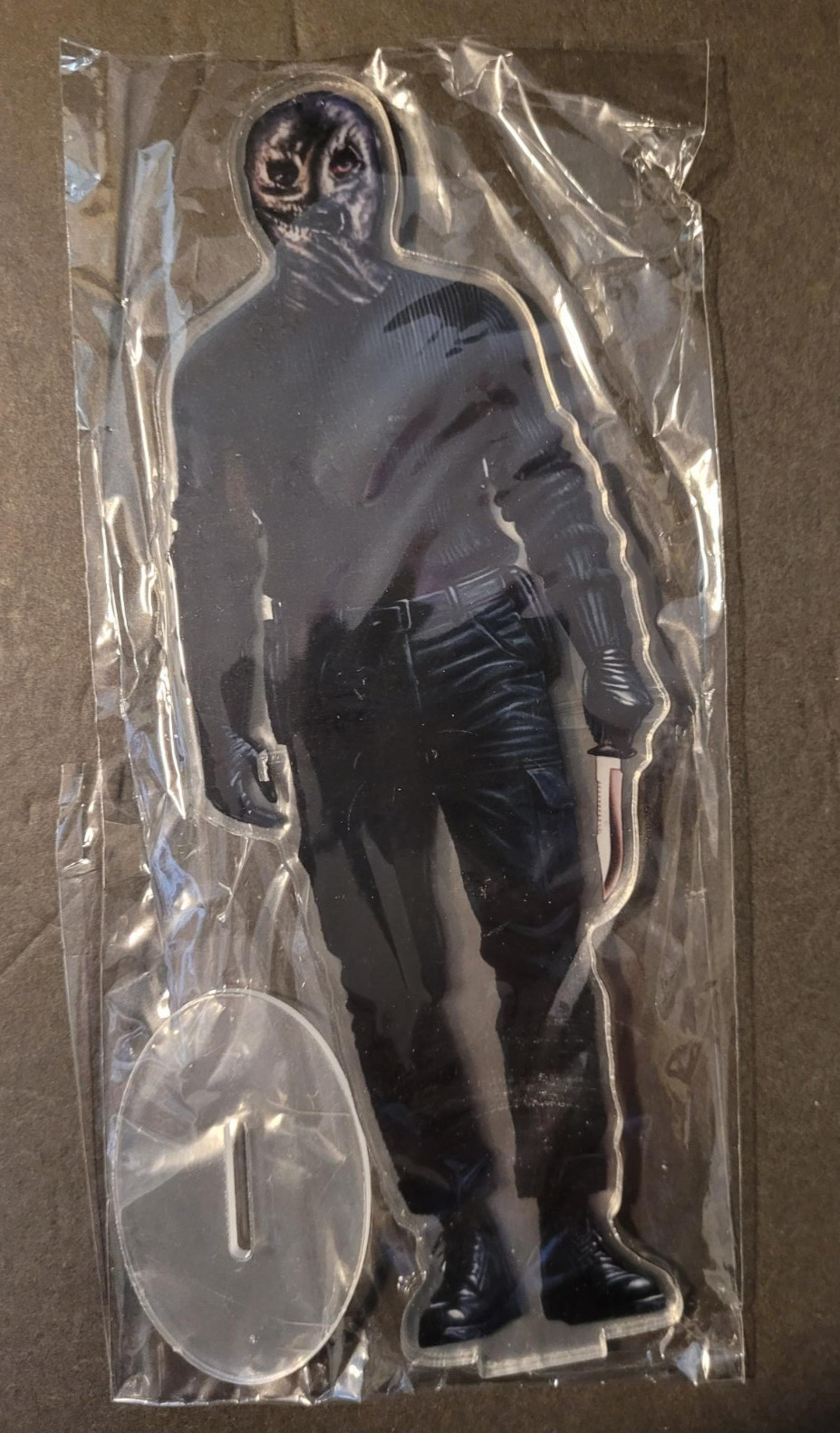 ZOBIE FRIGHT PACK "THE COLLECTOR" 8 INCH ACRYLIC STANDEE FIGURE!! EXCLUSIVE!!