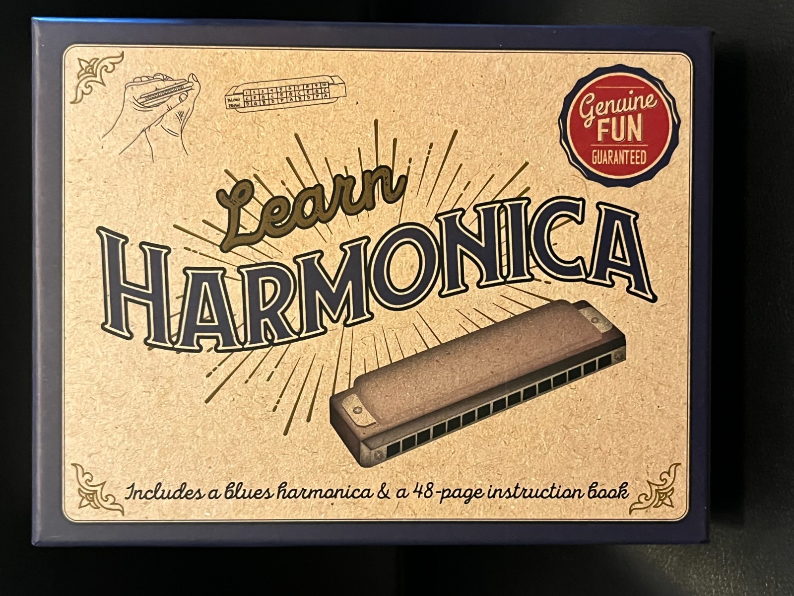 Learn To Play Harmonica Kit - Boxed set, Brand new in box