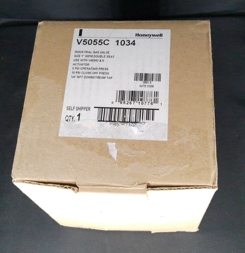 NEW Honeywell V5055C134 1" NPT Industrial Gas Valve On-Off Safety Shut-Off