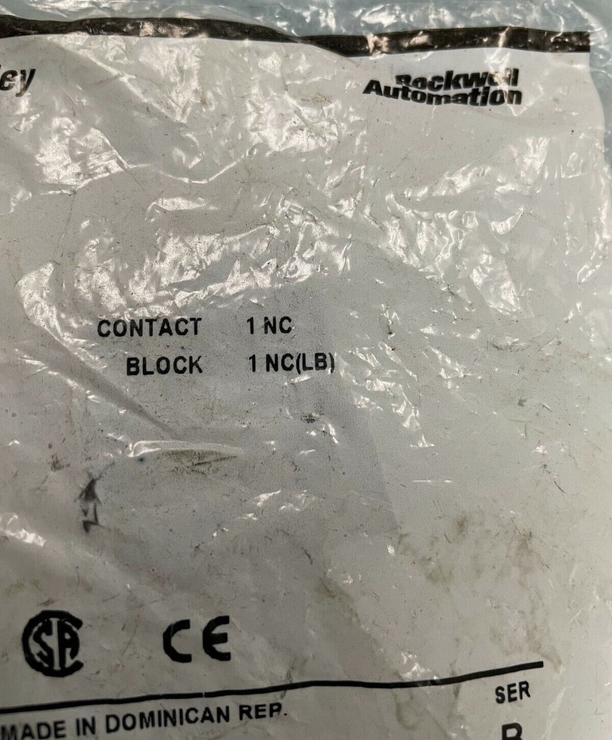 Allen Bradley 800M-XA7 Series B Contact Block (NIB)
