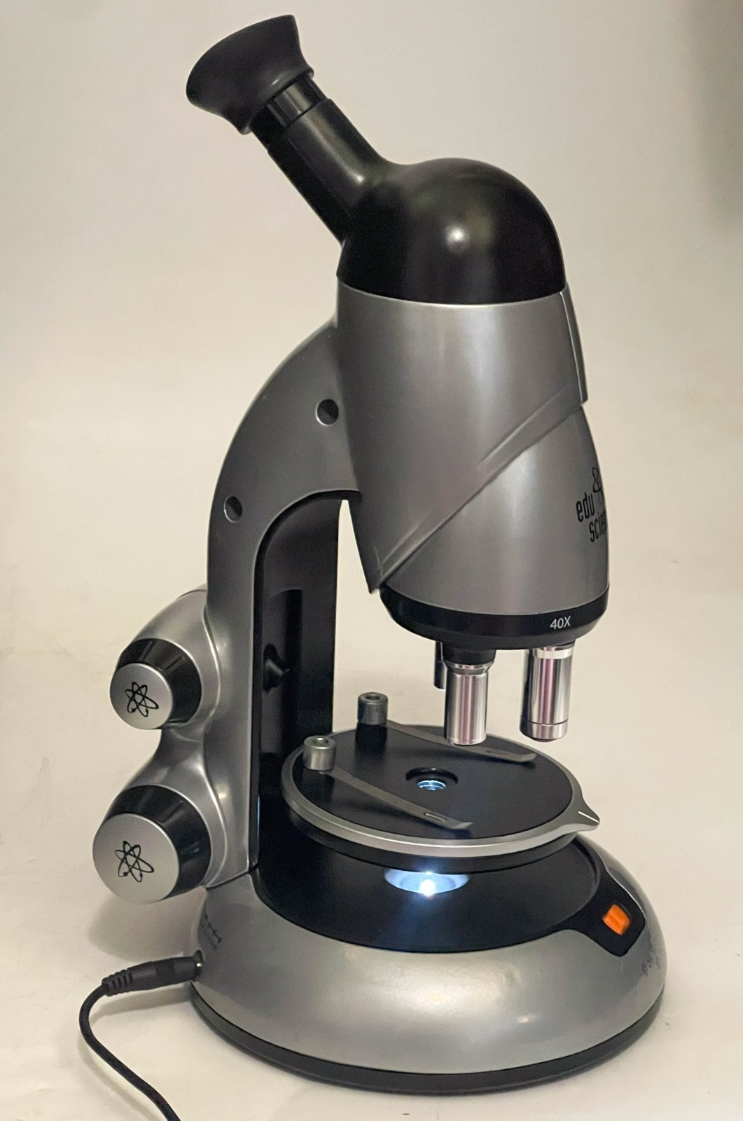 Edu Science Microscope Set 400X 100X 40X With Carry Case