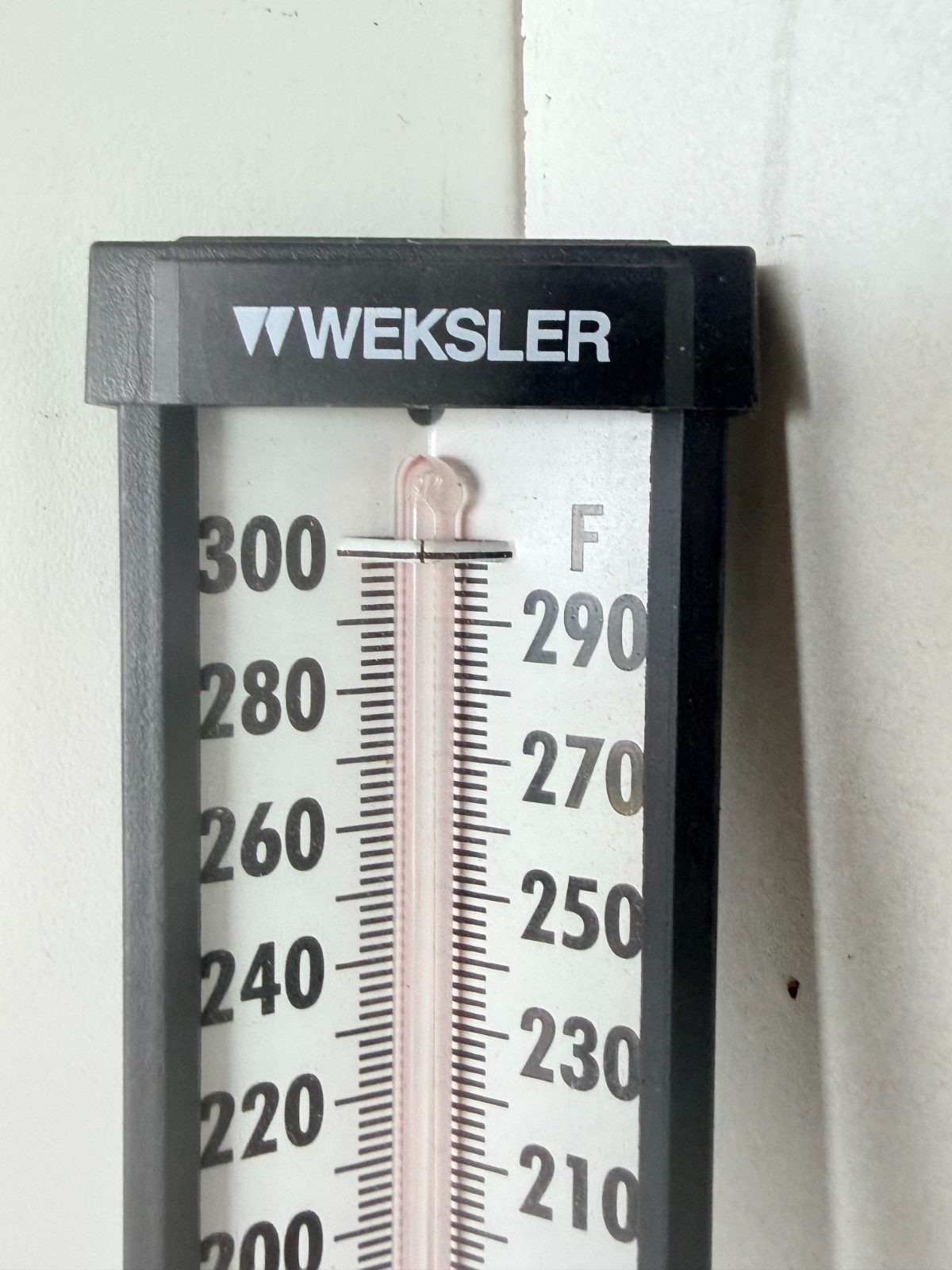 Weksler Adjust Angle Thermometer. 30-300°F. A935AF6 9" scale 3.5" stem (44)