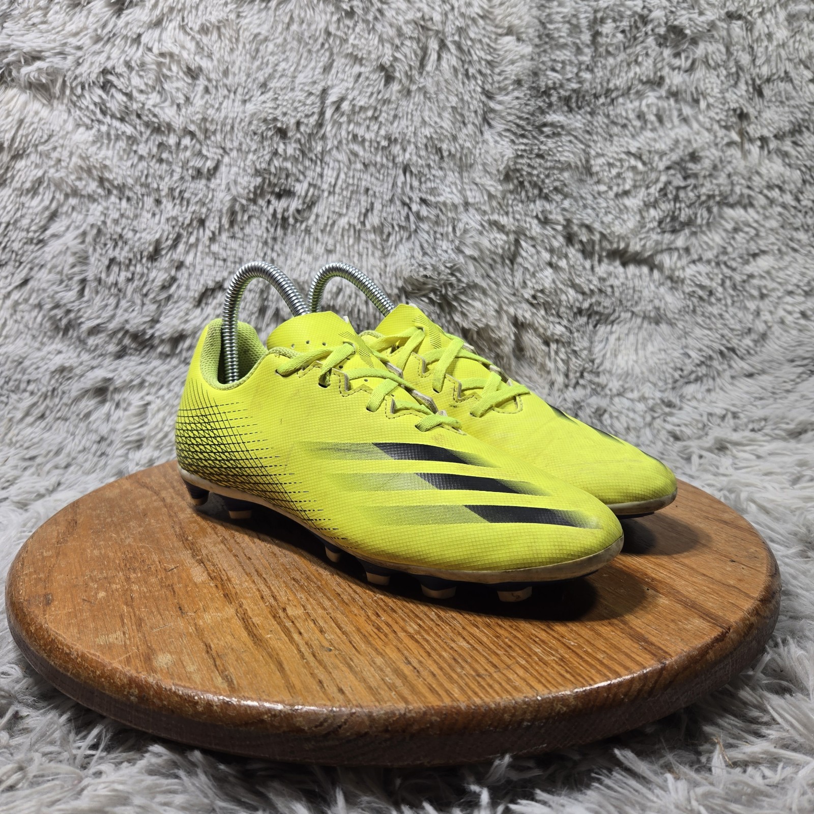 Adidas X Ghosted.2 FG Mens Size 5.5 Solar Yellow Soccer Football Cleats FW6958