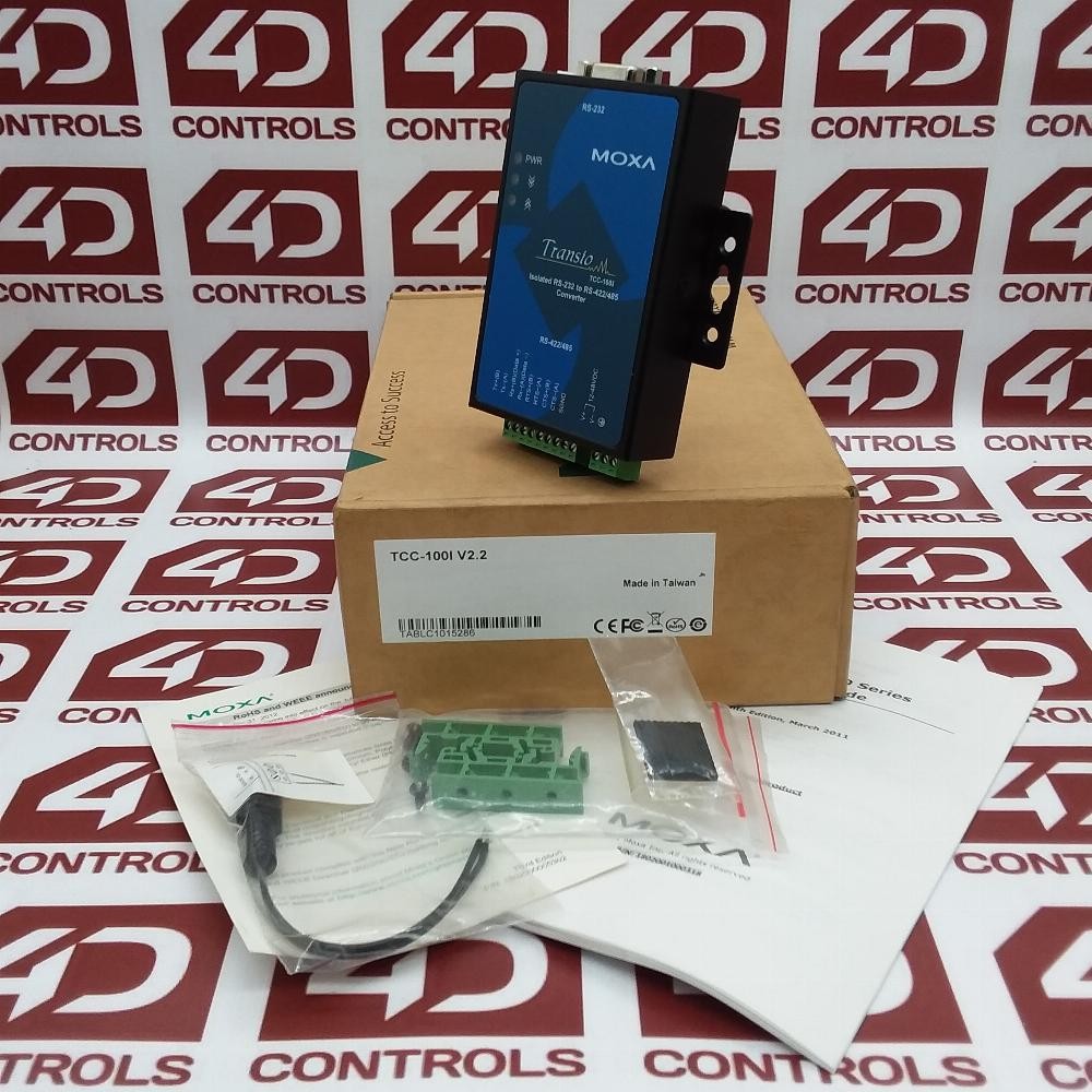 TCC-100I | Moxa | Converter, Industrial, RS-232/422/485, Opened