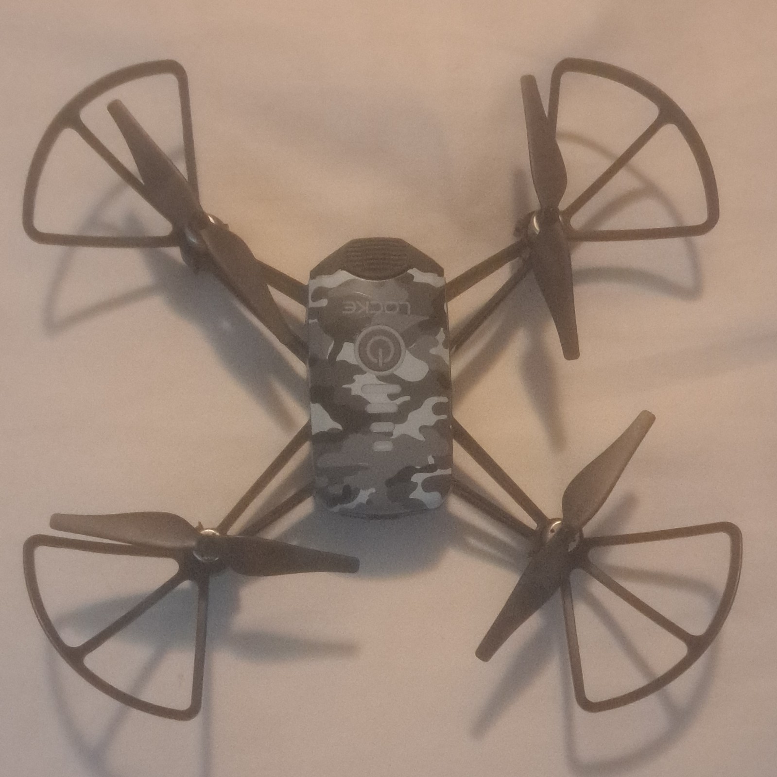 LOCKE F0 Mini Quadcopter Drone w/ Remote Controller, WiFi Control, Black/Gray