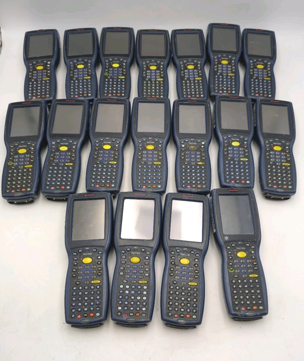 LOT OF 18 Honeywell MX7T MX7T3B1B1BOUS4D Barcode Scanner Untested Free Shipping