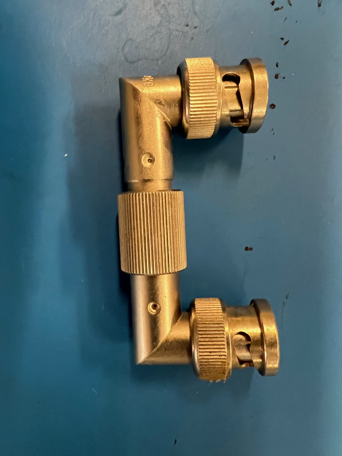 303-A T.M.W BNC Male to Male C Shape Connector