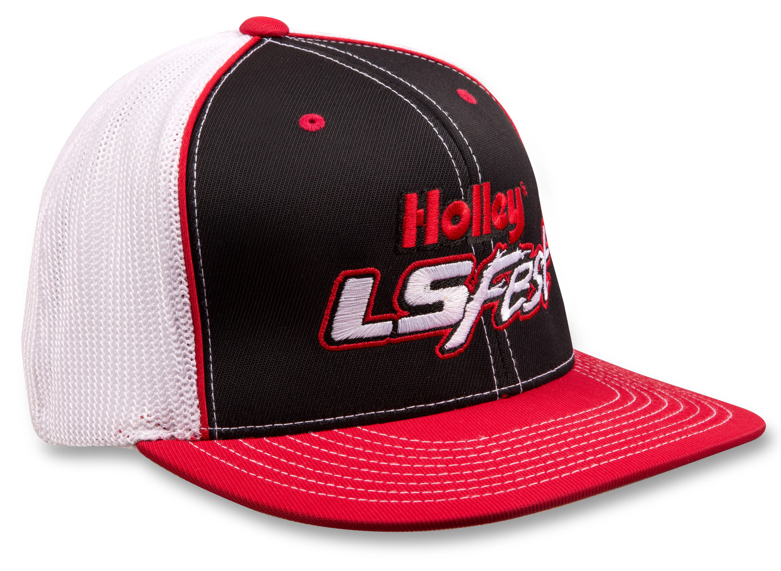 Holley 10166-SMHOL LS Fest Flexfit Flat Bill Hat