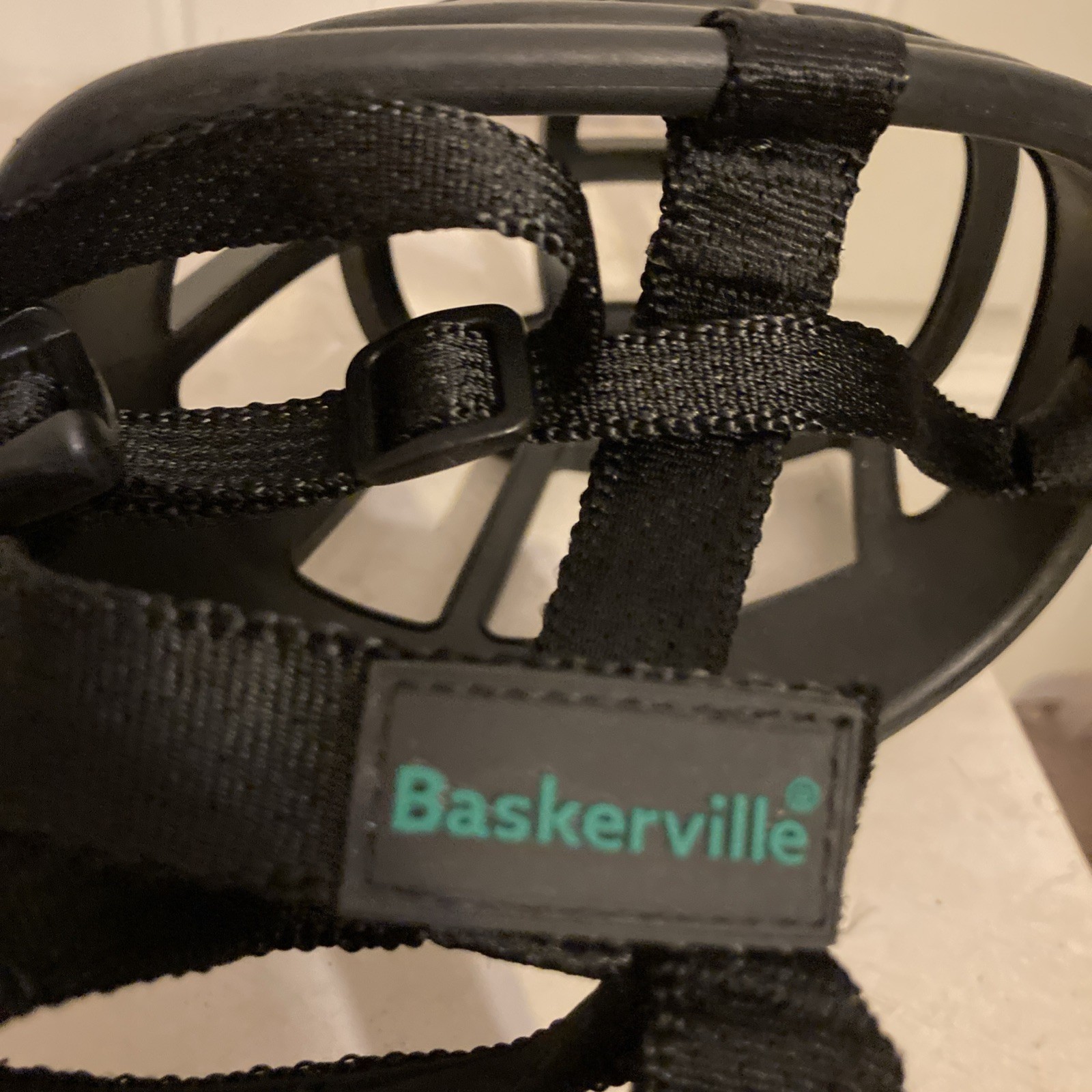 Baskerville Ultra Muzzle Size 6 Black Rubber Custom Heat Shaping Breathable
